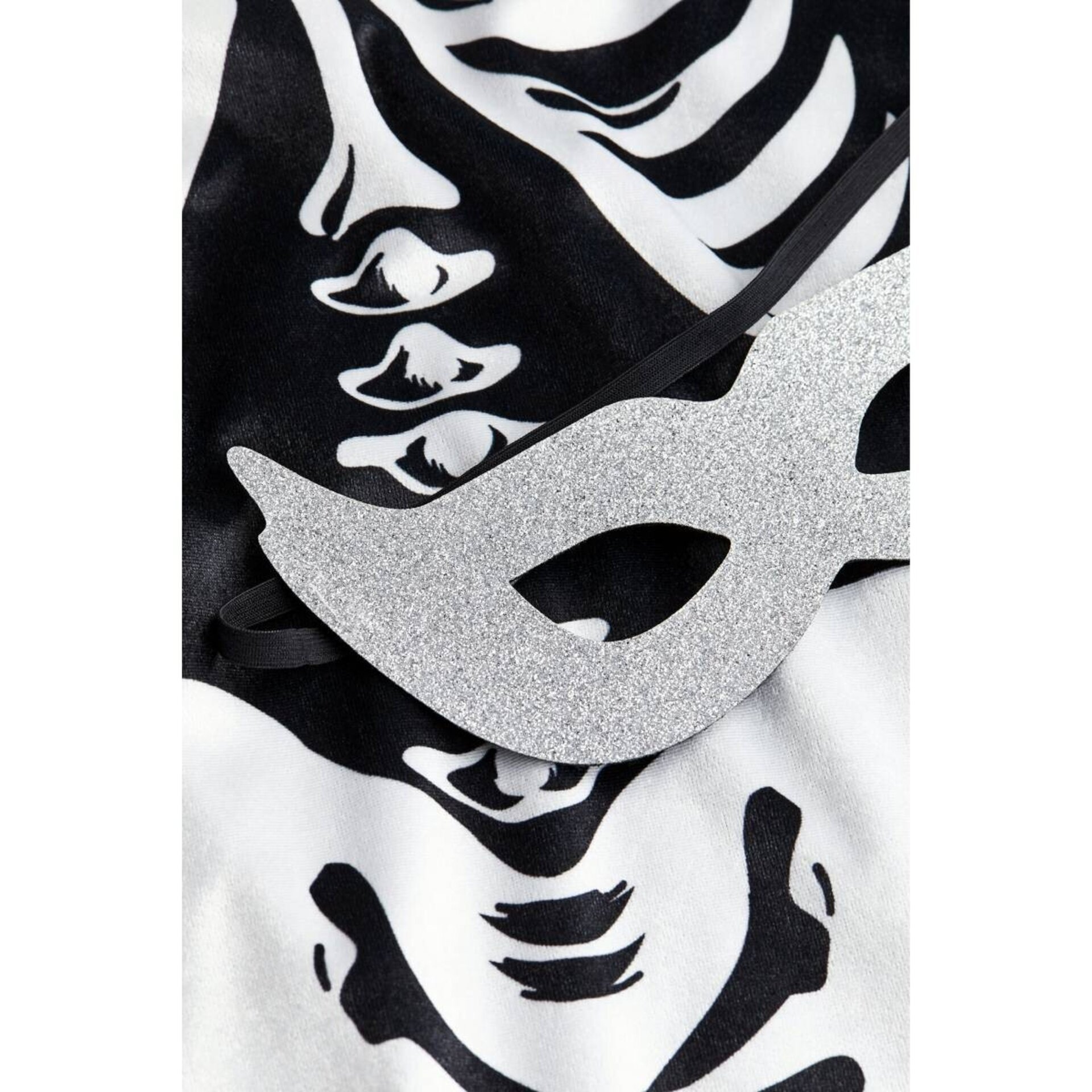 Disfraz Vestido de esqueleto con Antifaz de Fantasma para niñas - 2