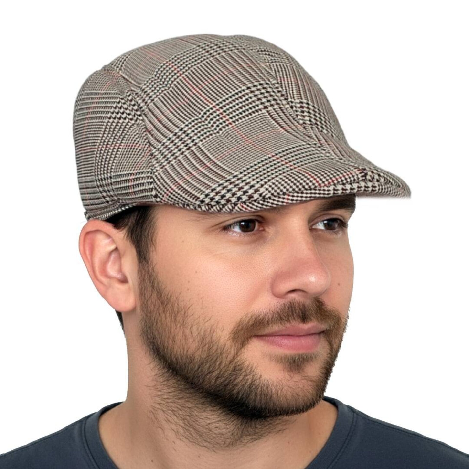 Boina Inglesa Hombre | Diseño Clásico | Talla Única Ajustable | Hombre Adulto - 1