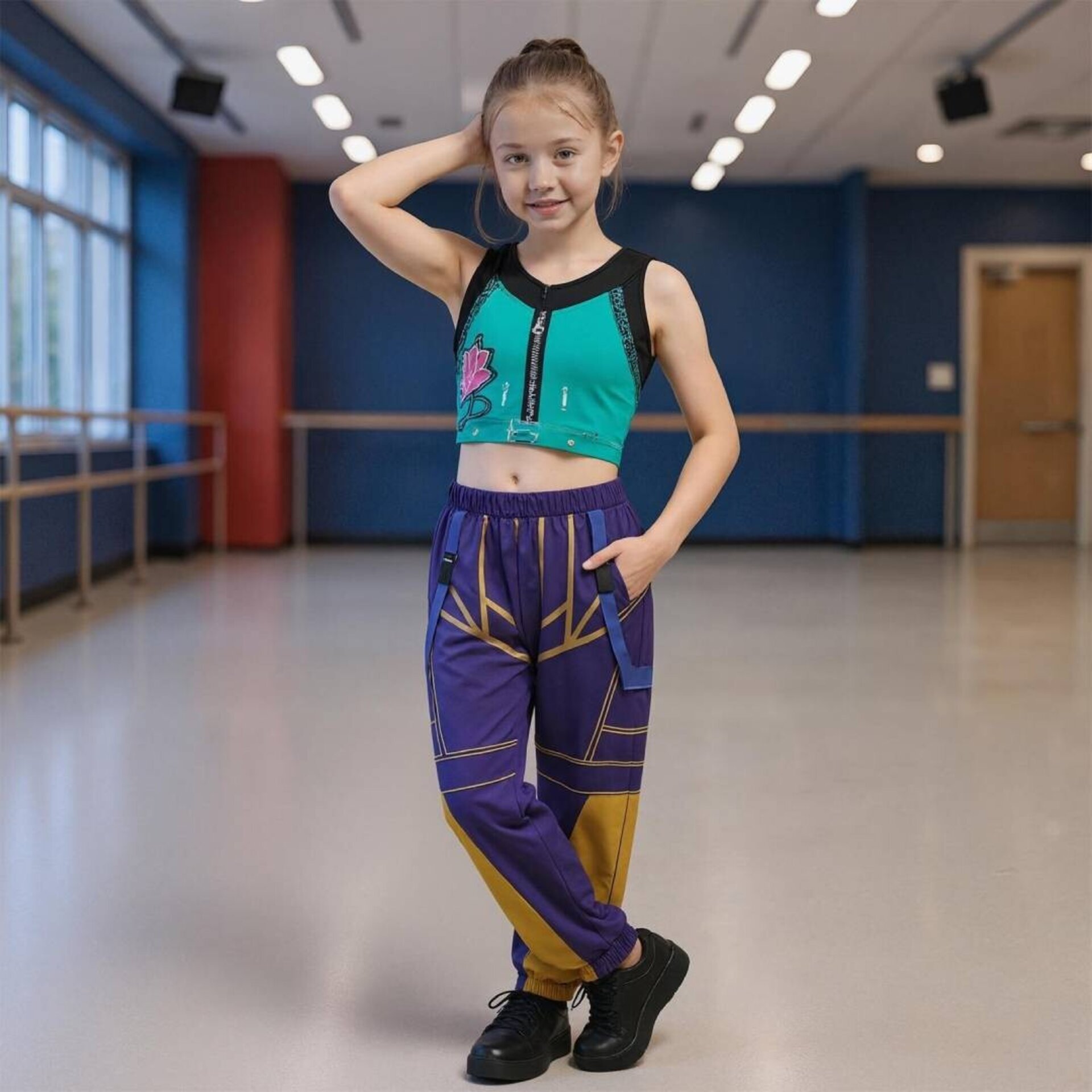 Disfraz Guerreras K-Pop Zoley - Demon Hunters - Traje para Niña Talla 3-12 años - 2