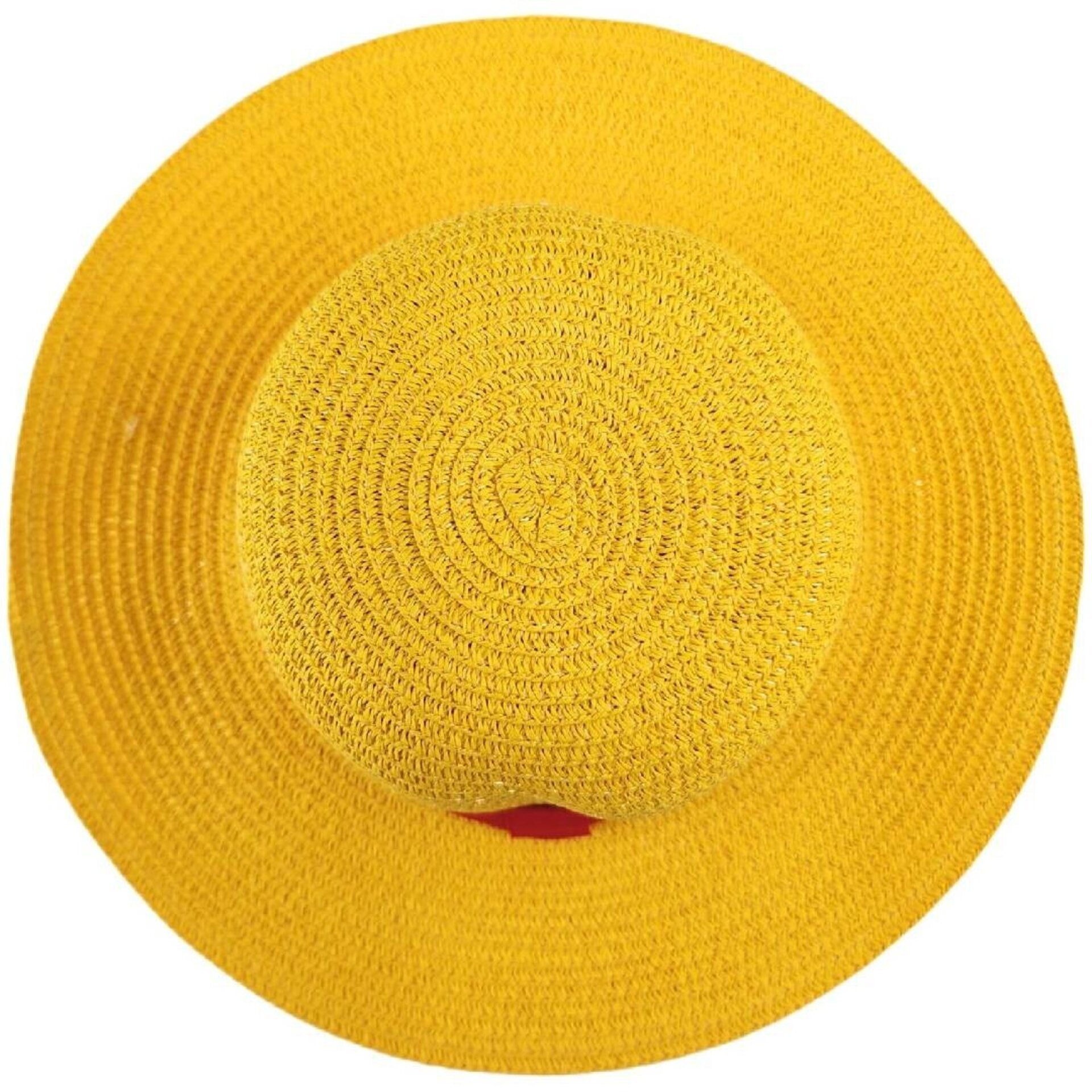 Sombrero Paja Amarillo Adulto | Cinta Roja Monkey D. Luffy |Carnaval Halloween - 6