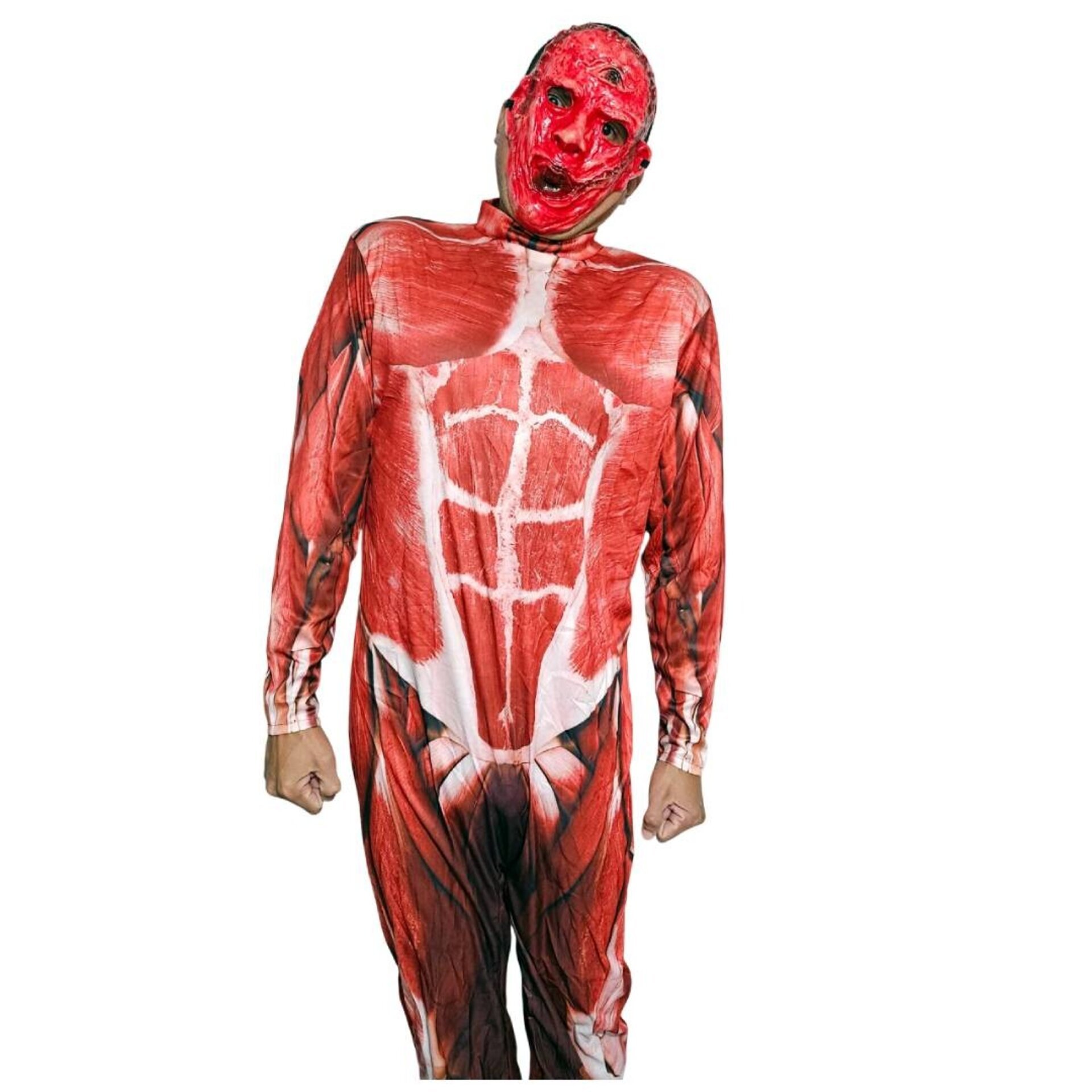 Disfraz Corporal Anatómico Adulto | Horror Realista Fiesta Halloween, Carnaval - 9