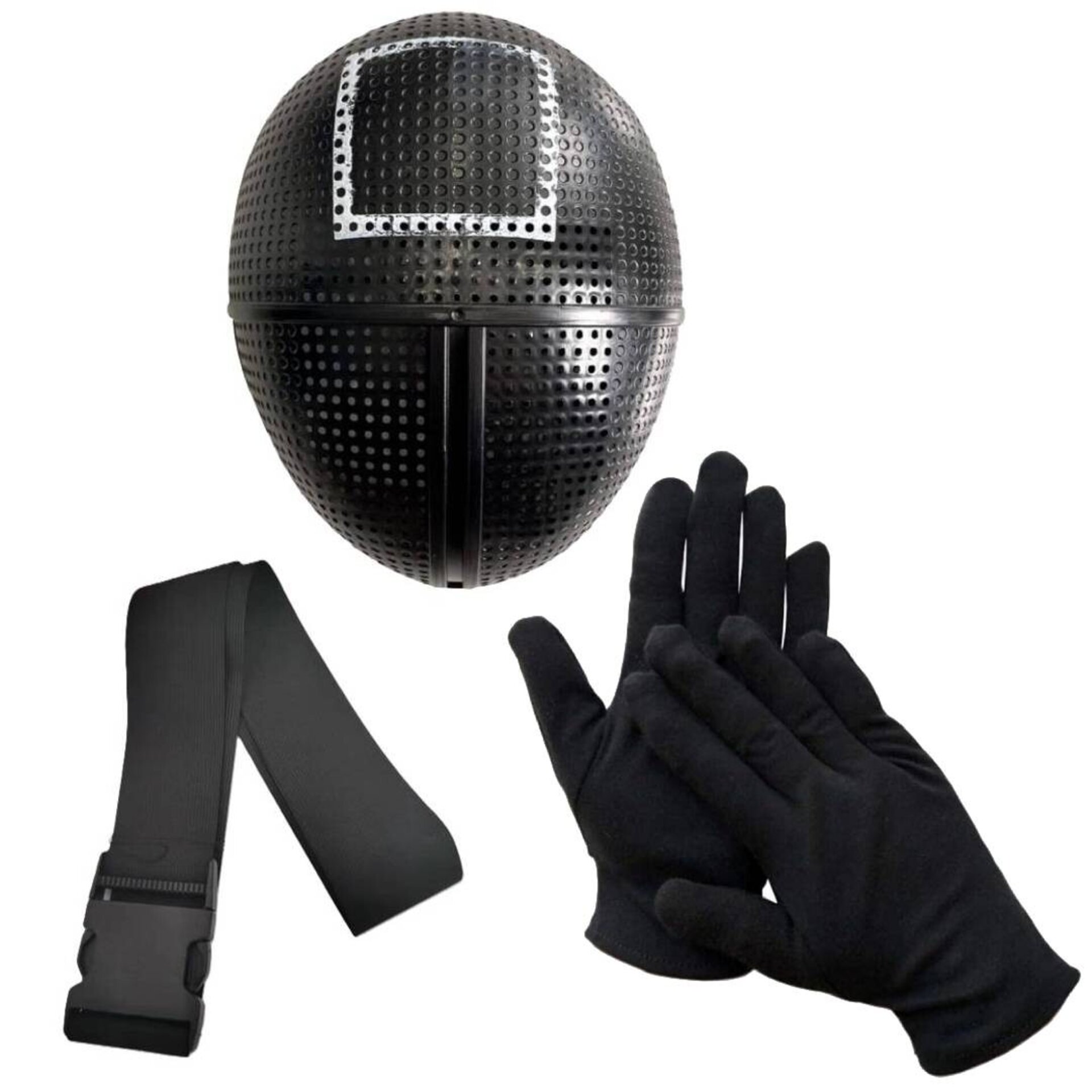 Disfraz Juego calamar Soldado Guardia Enmascarado Cuadrado Squid Game Adulto - 13