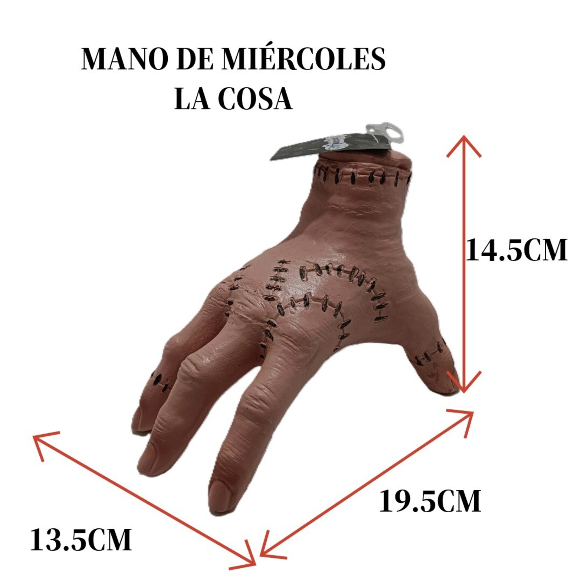 La Mano de Latex Familia addams La mano de Miércoles Niña Juguete de terror - 6