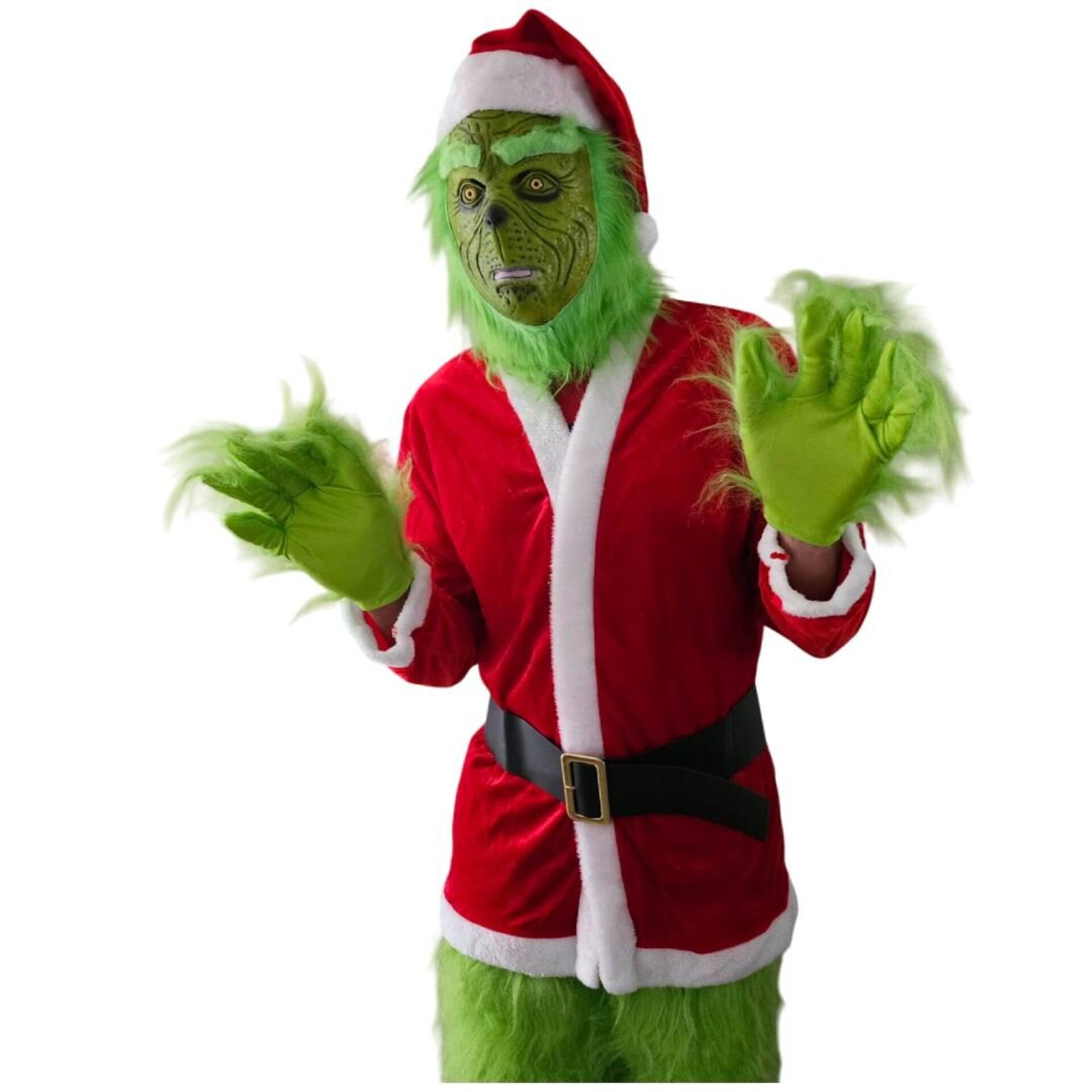 Disfraz El Grinch Monte Crumpit Traje Navidad Hombre Adulto - 11