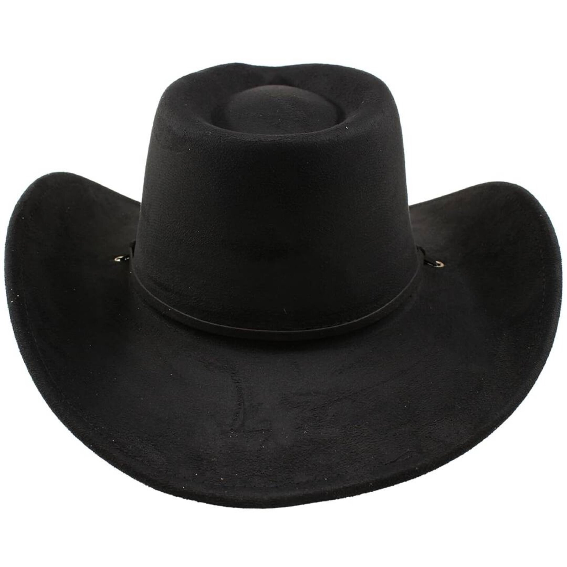 Sombrero Cowboy Western Original Rodeo Baile Vaquero Country Negro Liso - 4