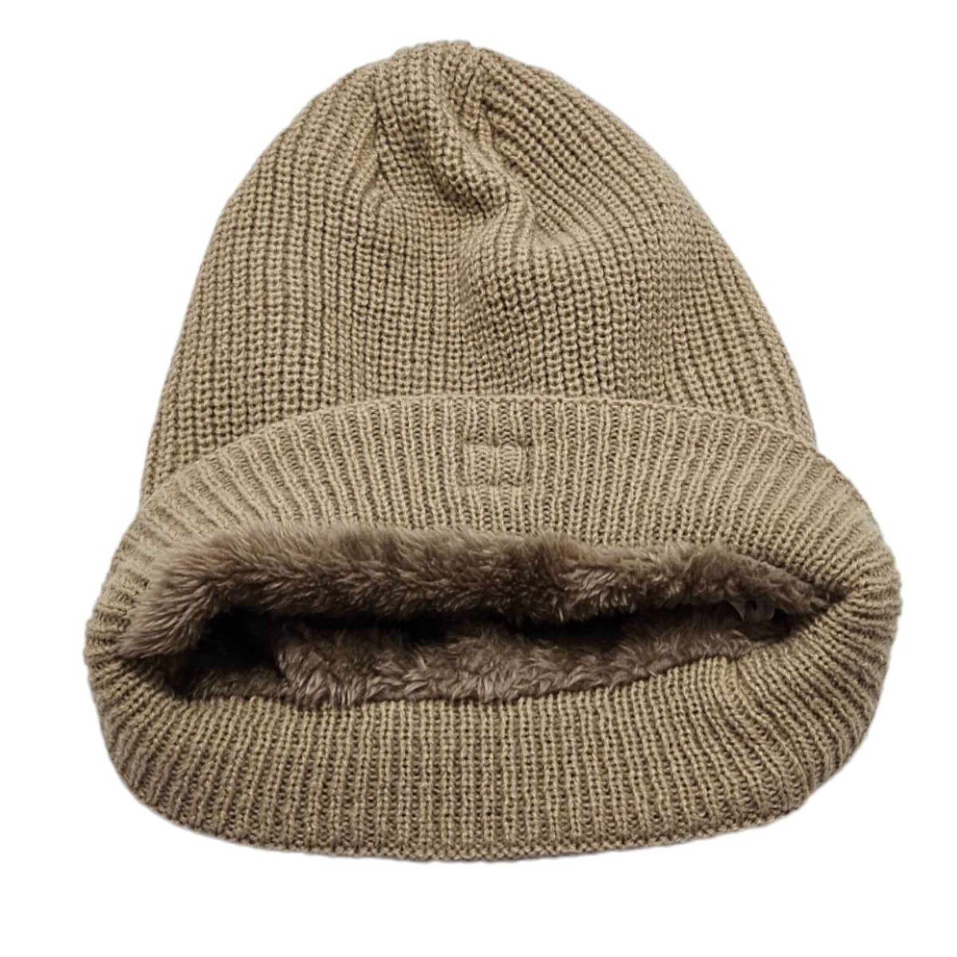 Gorro Polar Térmico Unisex | Máxima Calidez | Forro Peludo Interior | Beige - 7