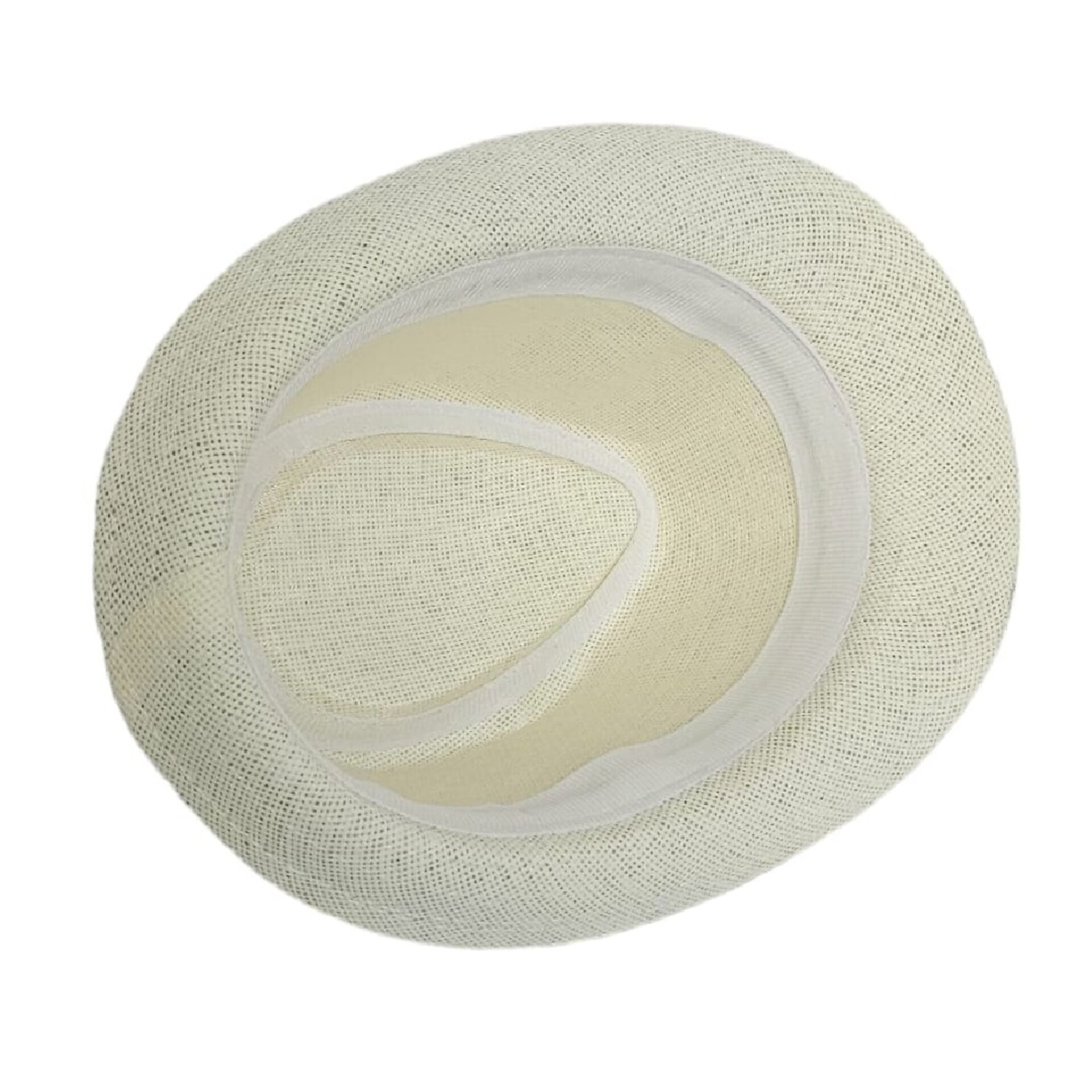 Sombrero Trilby Fedora Beige claro Paja de Papel Clásico Borsalino Talla M/L - 3