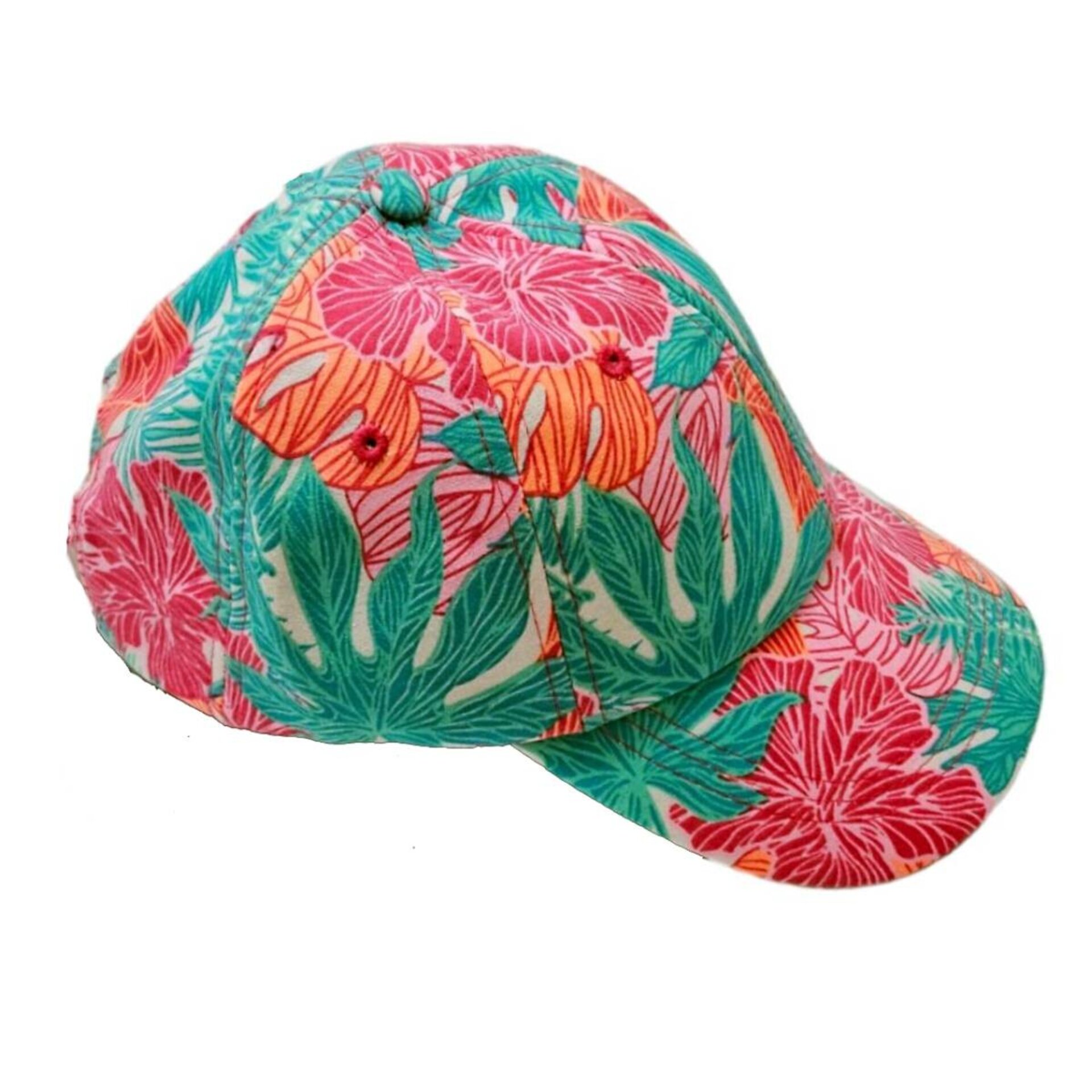 Gorra de béisbol con estampado tropical - 2
