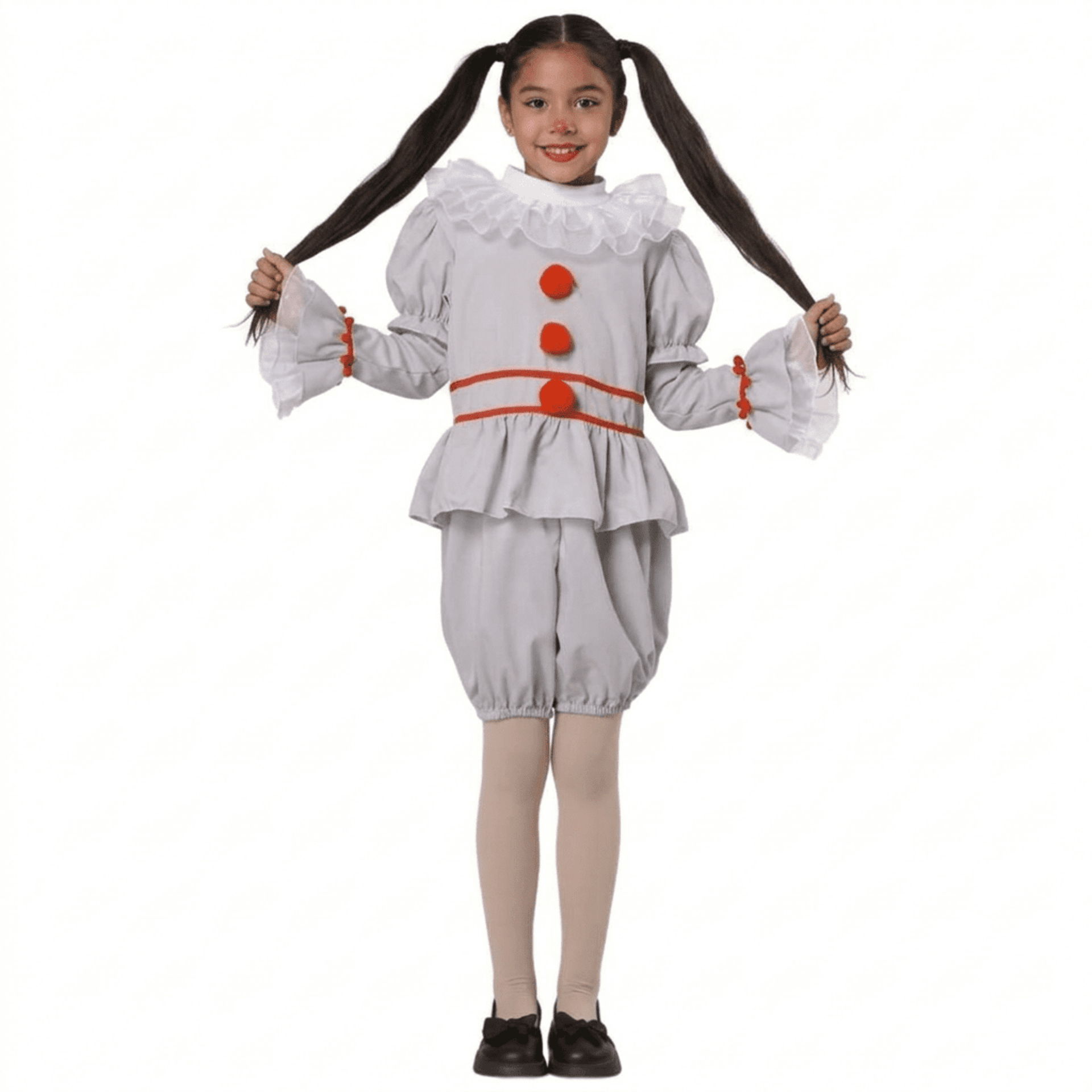 Disfraz de Payasa Terrorífica para Niñas Pennywise Payaso IT Halloween Carnaval - 7