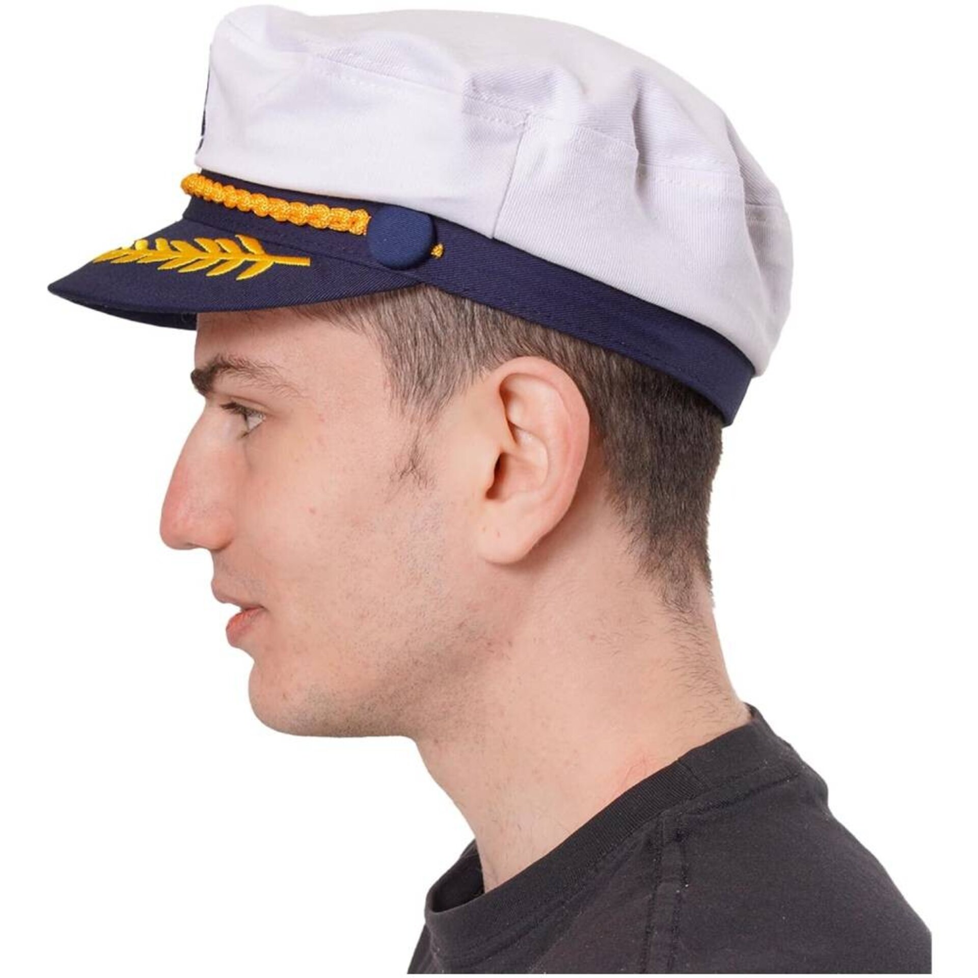 Gorra Capitán Barco Unisex | Marinero Marino Adulto Hombre Mujer Cosplay Náutico - 7
