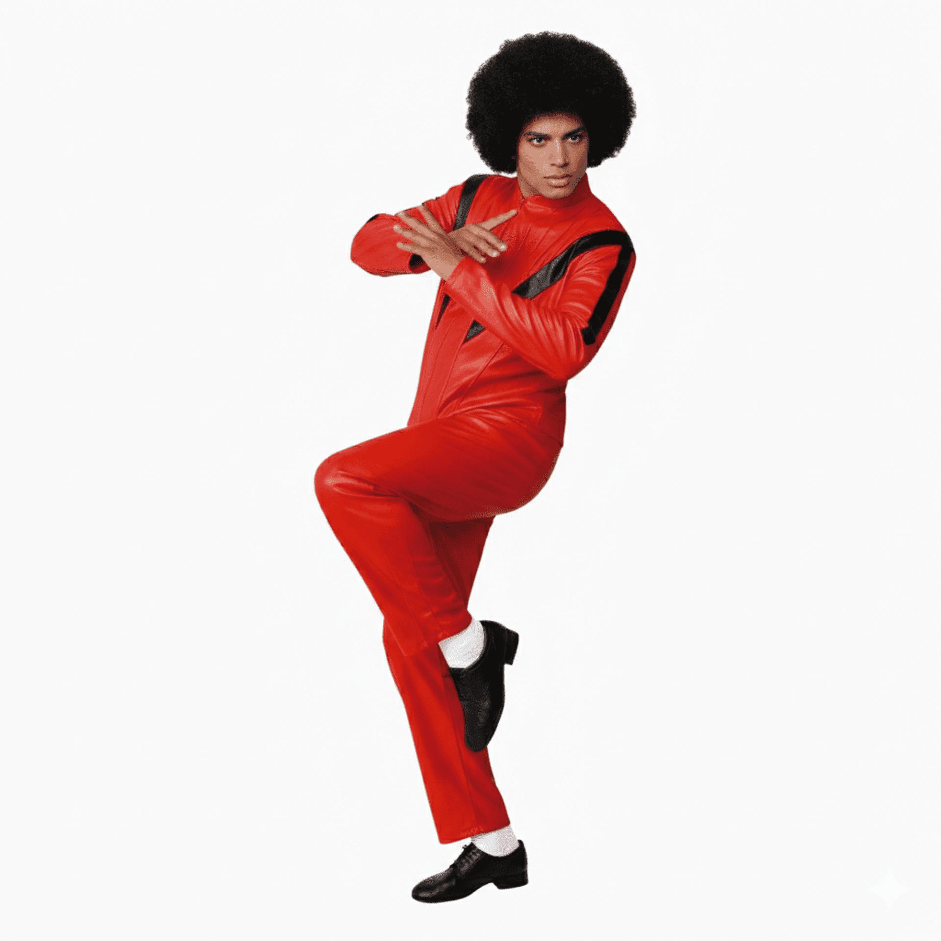 Disfraz Rey del Pop Estilo Michael Jackson - Thriller Pop 80s | Talla Única M/L - 3