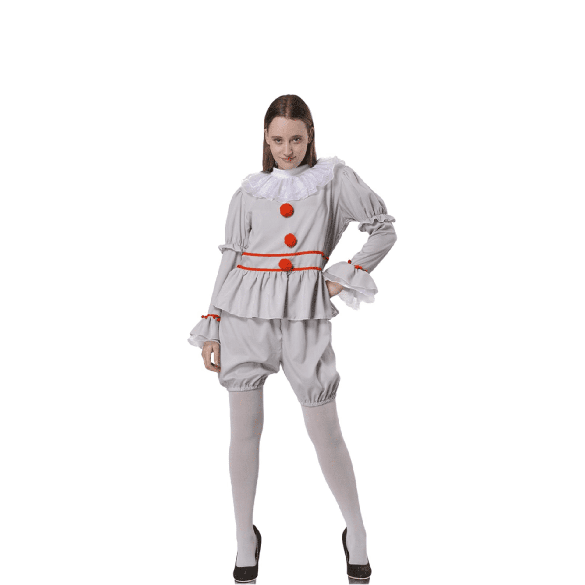 Disfraz Payasa Terrorífica Mujer Payaso Pennywise IT Halloween Carnaval - 6