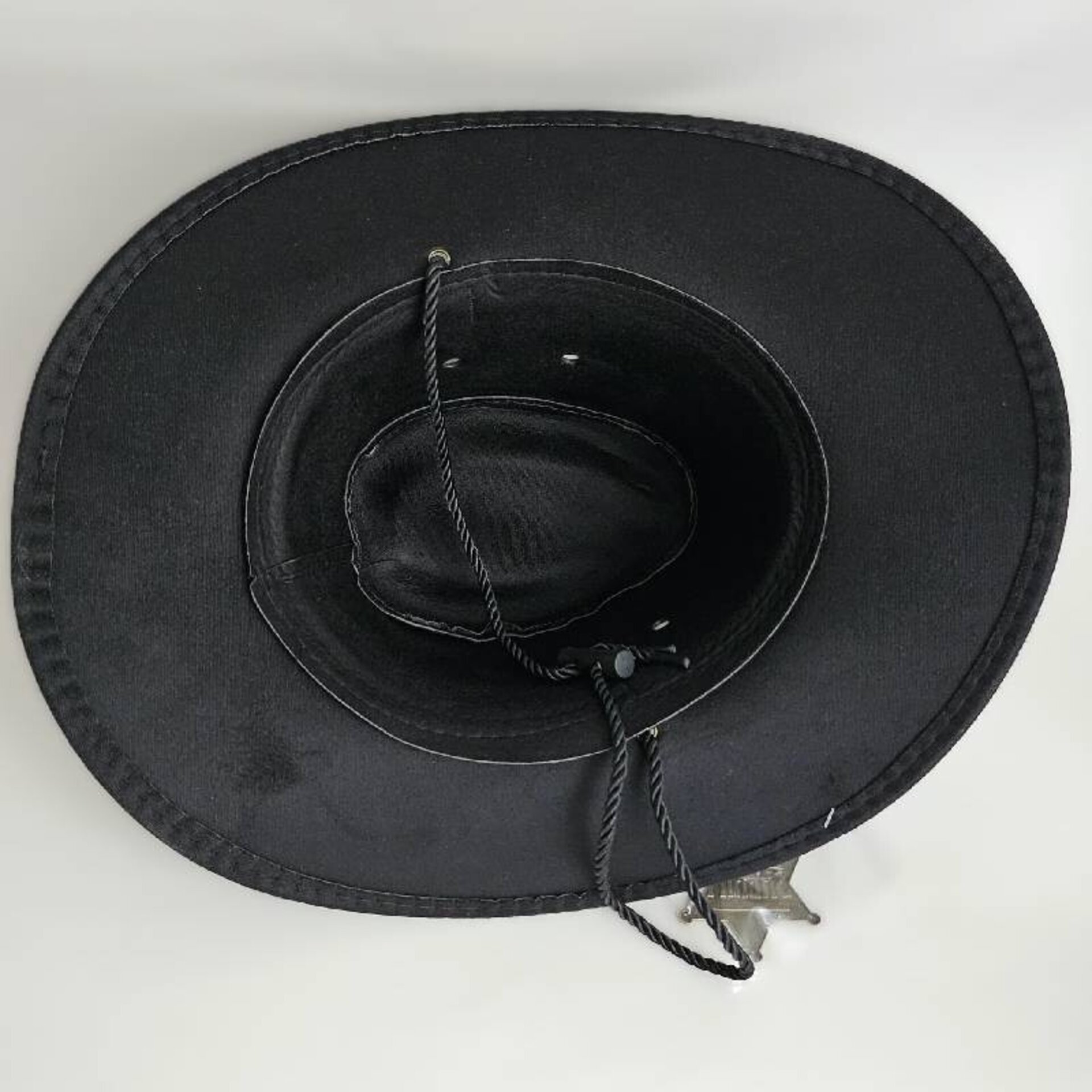 Sombrero Cowboy Vaquero Western Rodeo Unisex Adulto Negro Liso - 2
