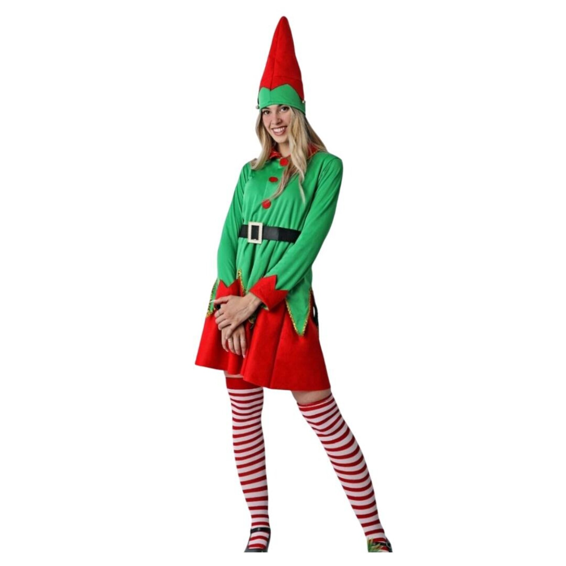 Disfraz de Elfa Navideña para Mujer - Vestido Duende Sexy | Fiesta Navidad - 5