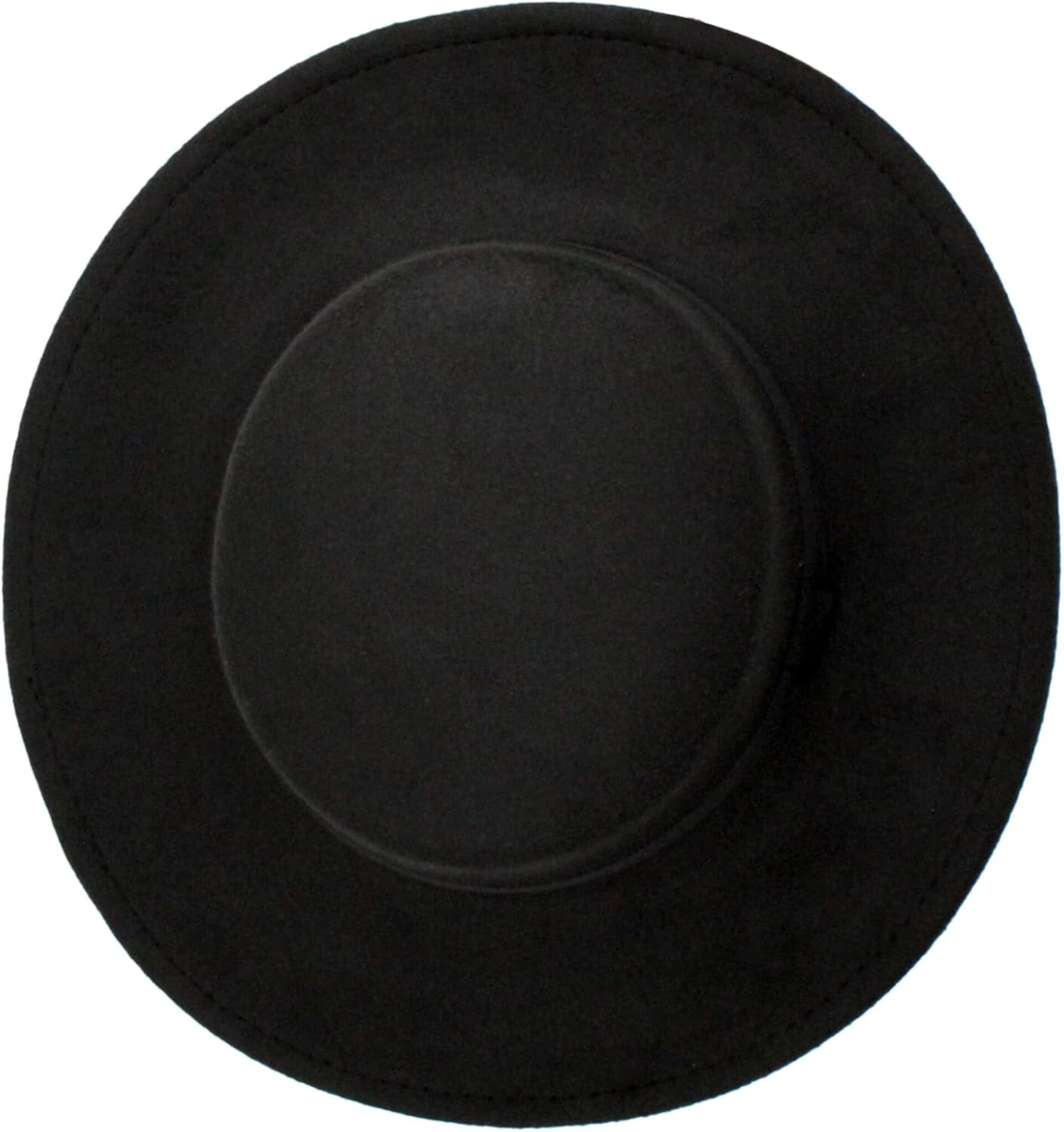 Sombrero Fedora Español Ala ancha Hombre Adulto Moderno Negro Talla Única - 3