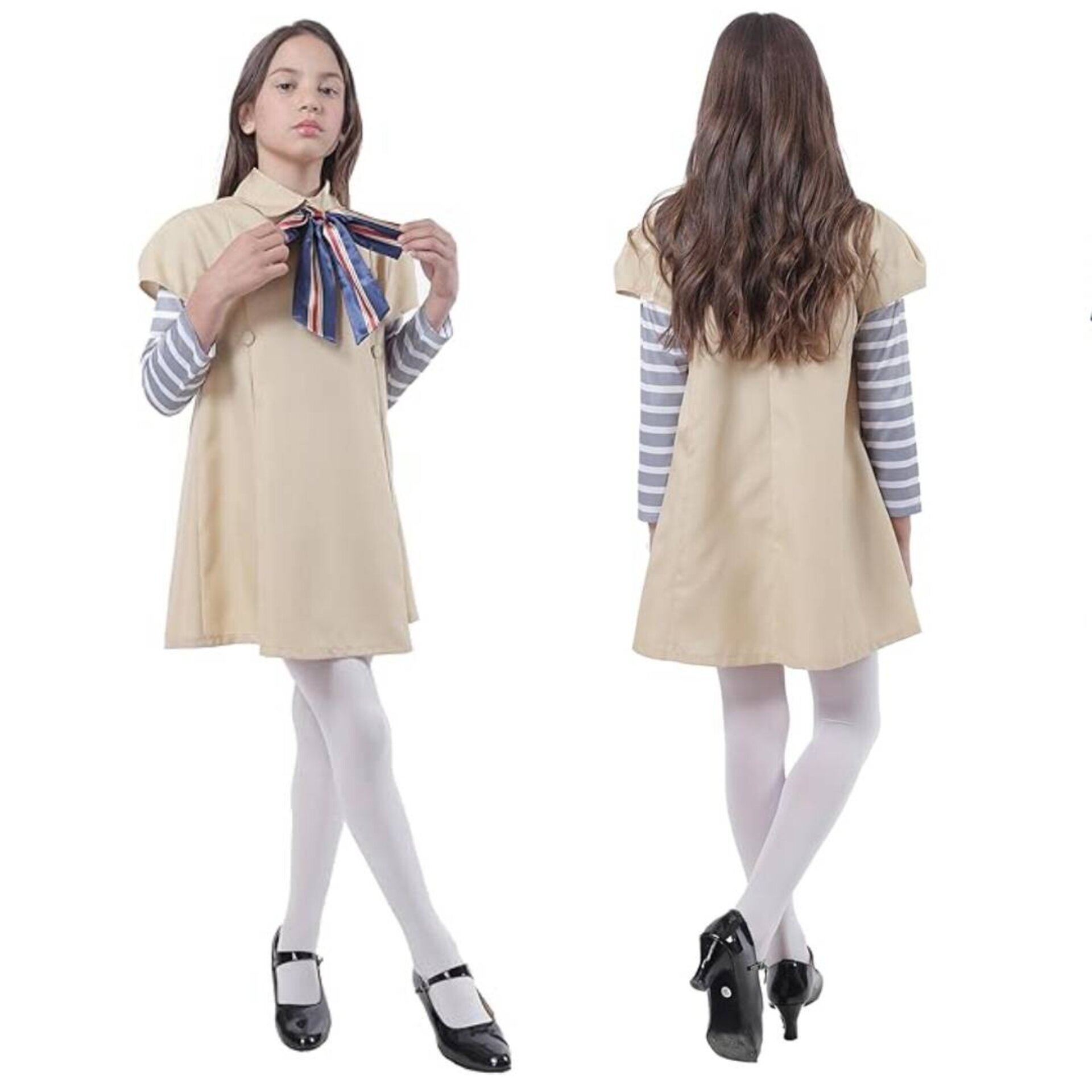 Disfraz M3gan Muñeca del Terror Vestido Megan para Niñas Talla 3-12 años - 3