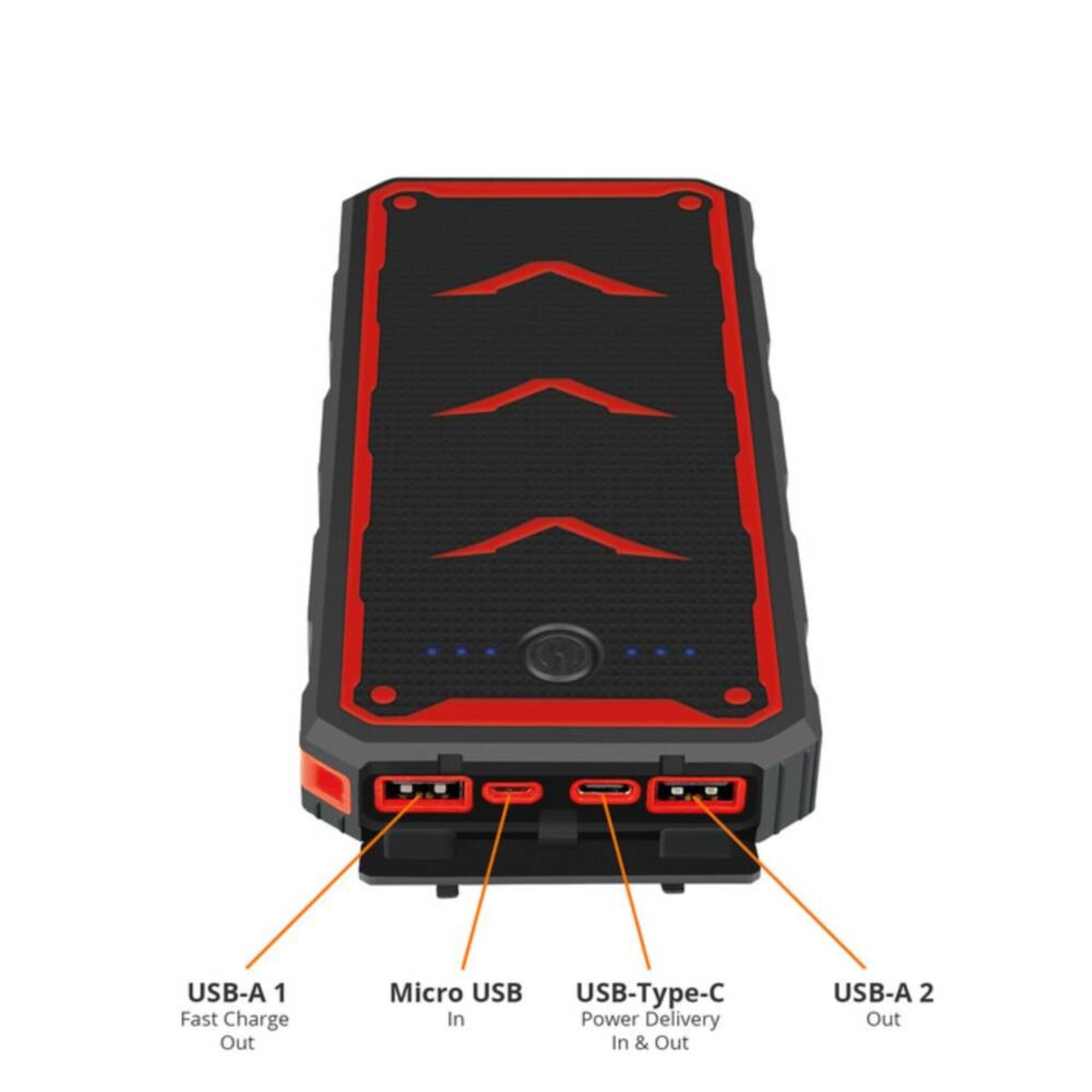 Cargador de Emergencia Solar Portátil USB PowerBank 20.000 mAh XORA - 3