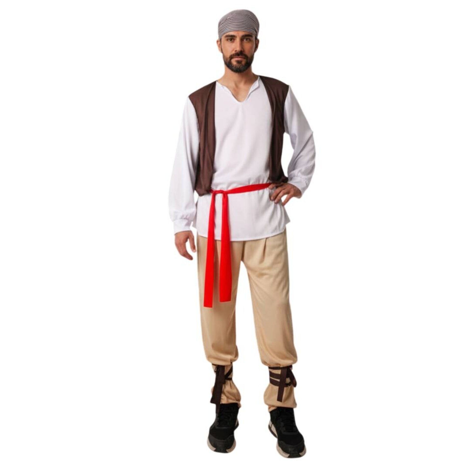 Disfraz de Pastor Campesino de Belén - Traje Navideño Hombre | Talla Única - 2