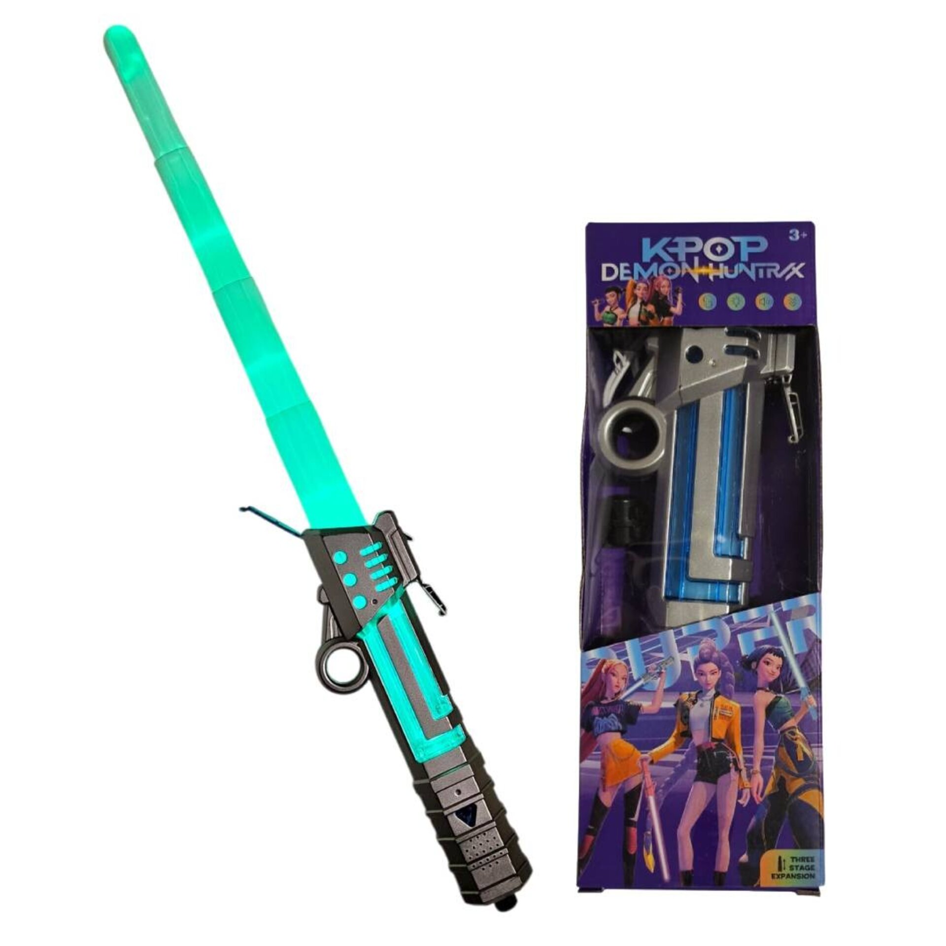 ESPADA K-POP DEMON HUNTRAX RECARGABLE LUZ LED - 7
