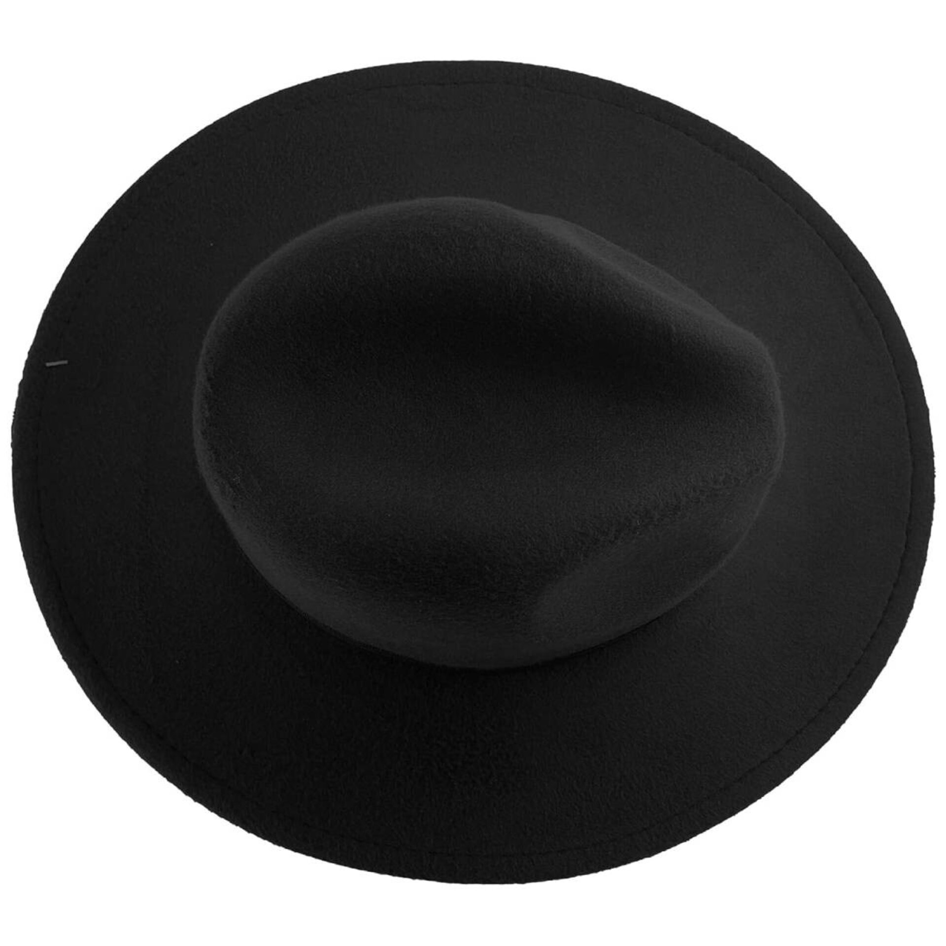 Sombrero Negro Fedora Español Sevillano de ala ancha Hombre Adulto Talla única - 12
