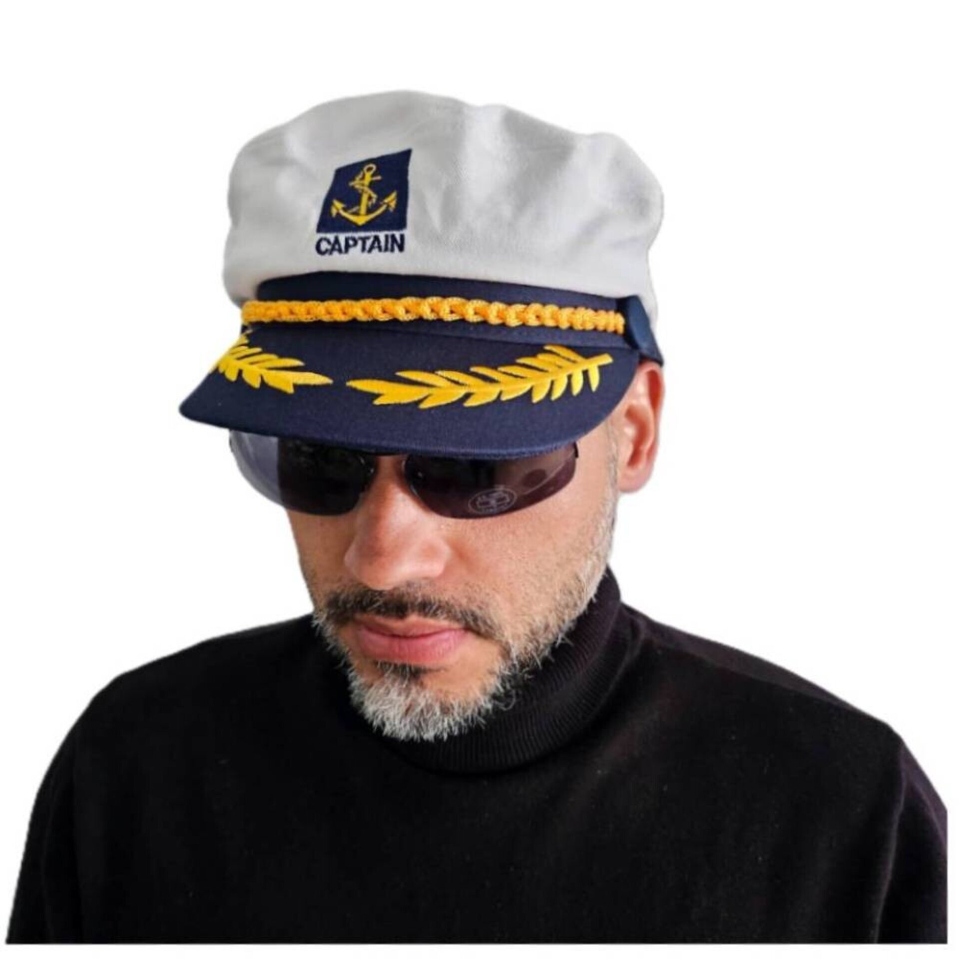 Gorra Capitán Barco Unisex | Marinero Marino Adulto Hombre Mujer Cosplay Náutico - 6