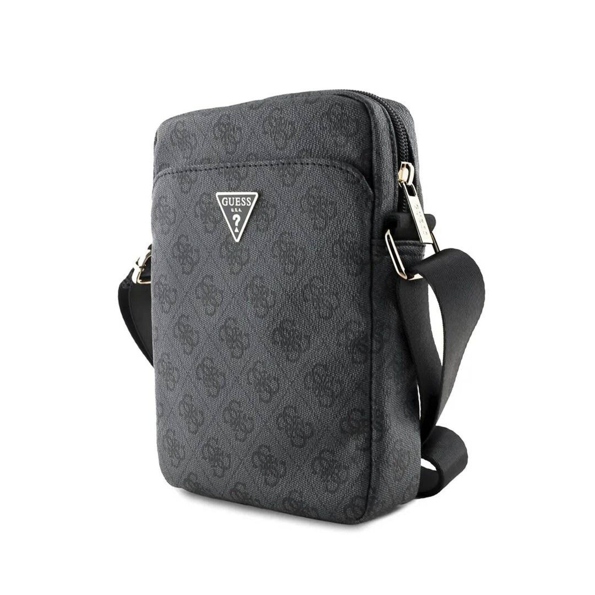 Bolso Bandolera Guess Logotipo Triangular de PU para teléfono de 8 pulgadas Gris - 2