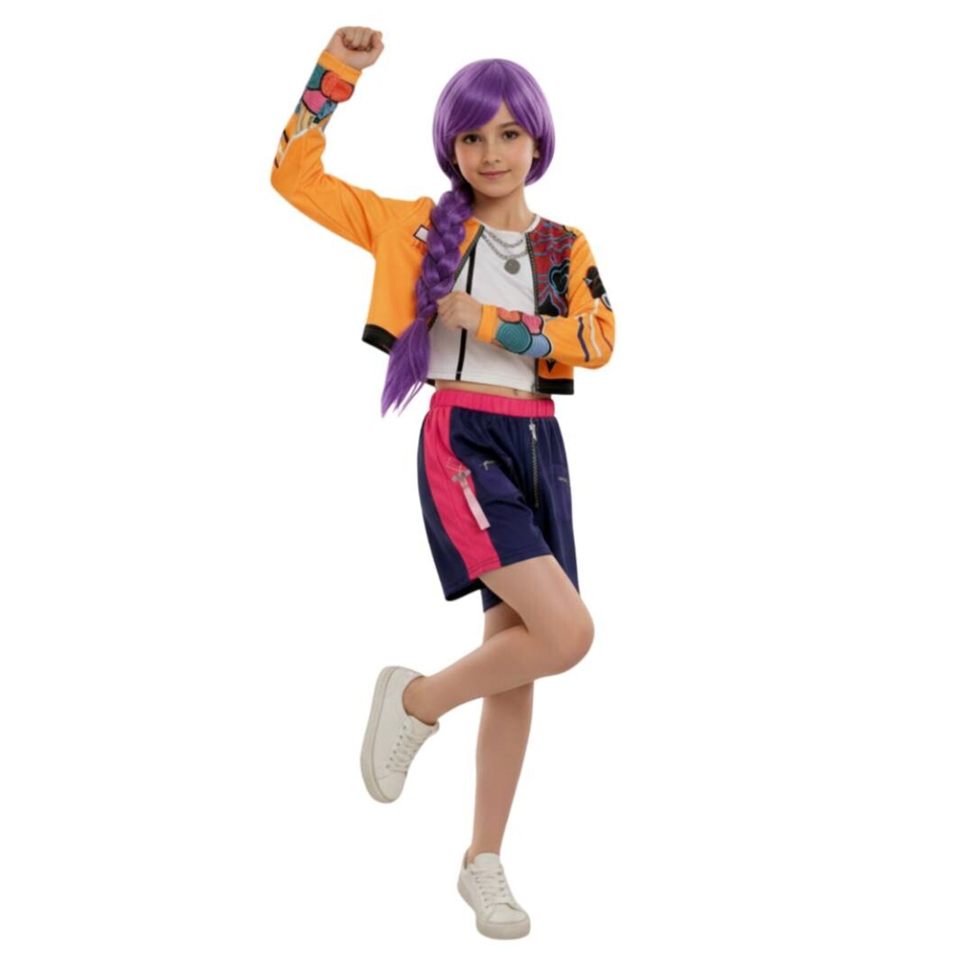 Disfraz K-Pop Demon Hunters - Traje Completo Rumi Cosplay para Niñas | 3-12 años - 6