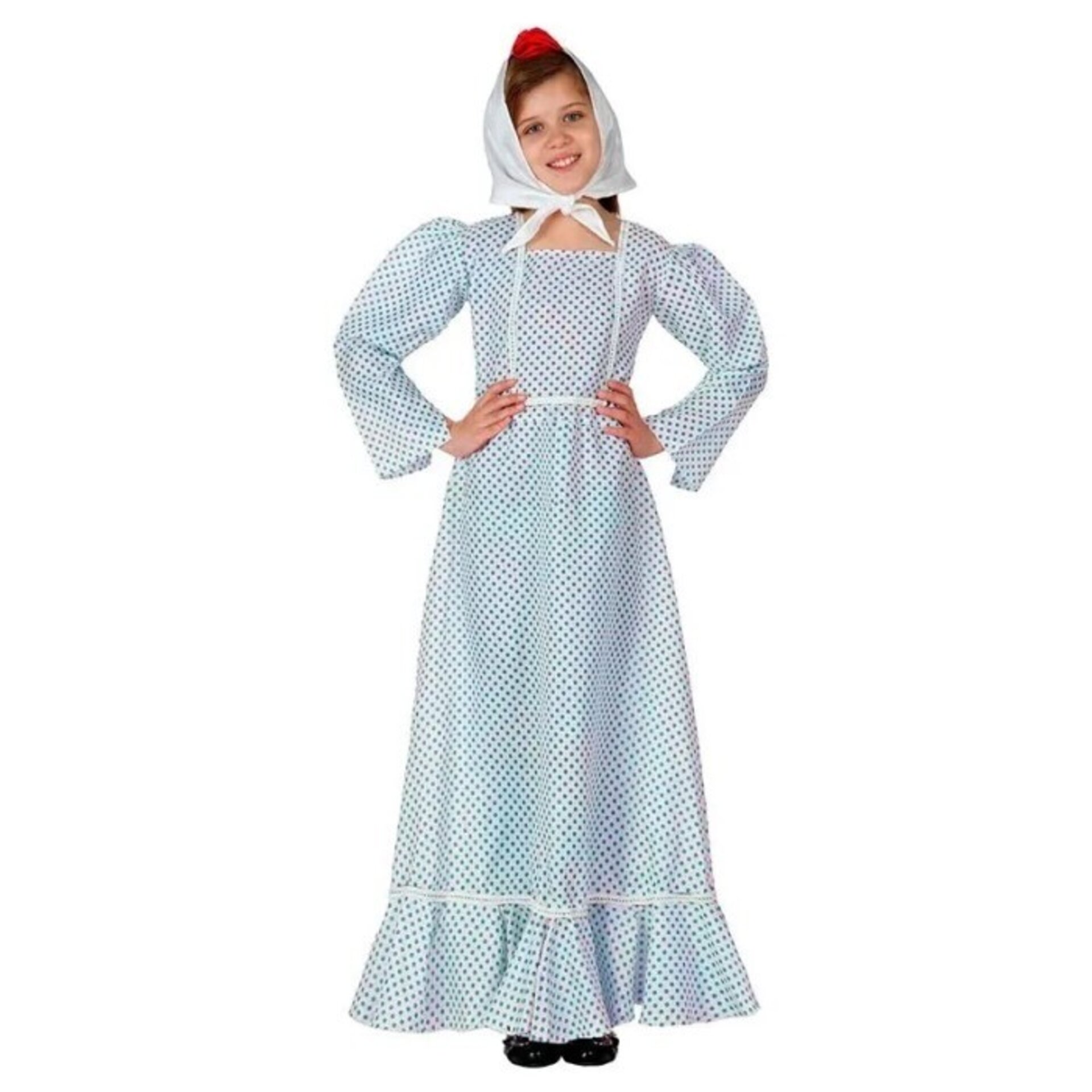 Vestido Chulapa Disfraz Madrileña Cultura Español Fiesta San Isidro para niñas - 1