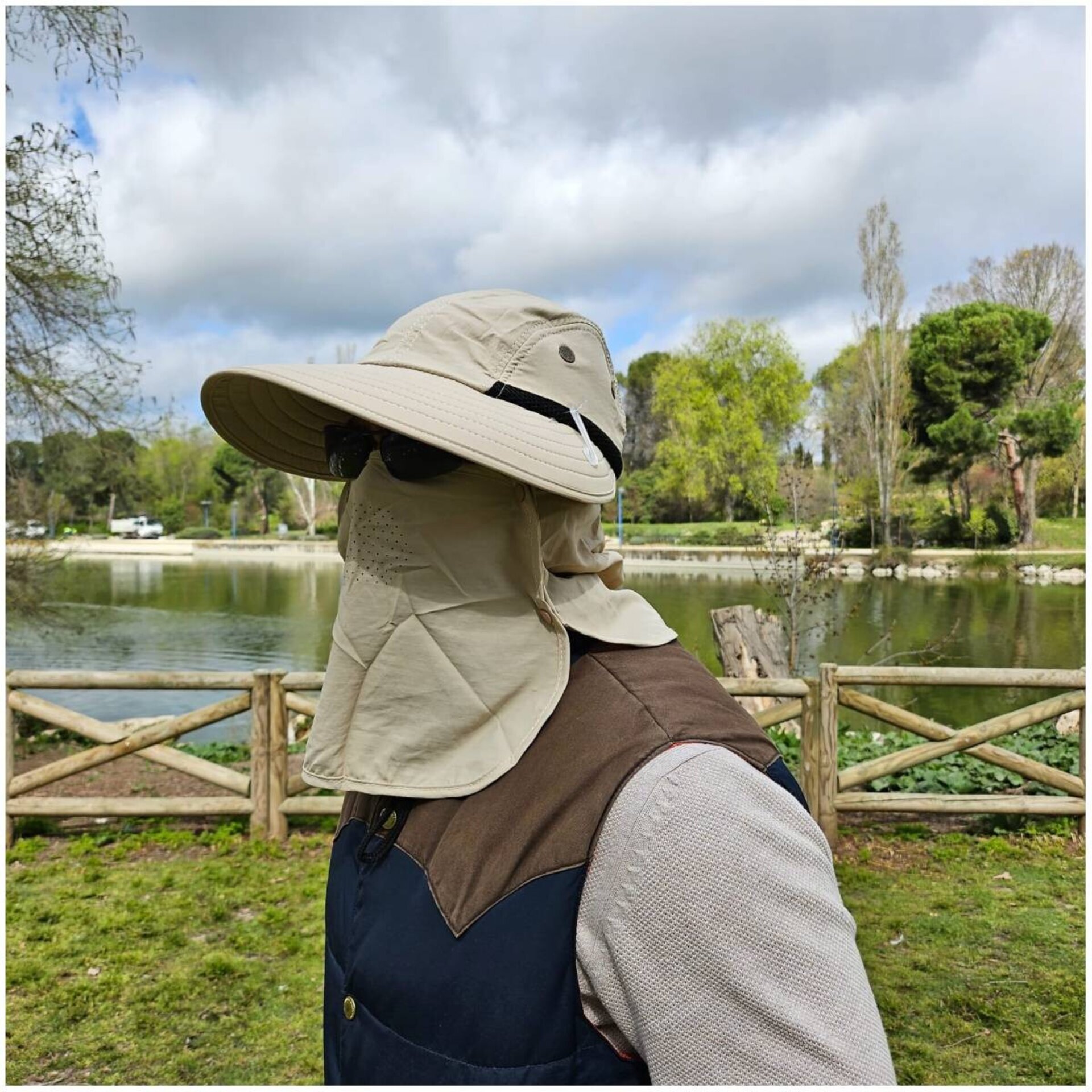 Sombrero de Pescador Desmontable Unisex para Camping Senderismo Montaña Safari - 13