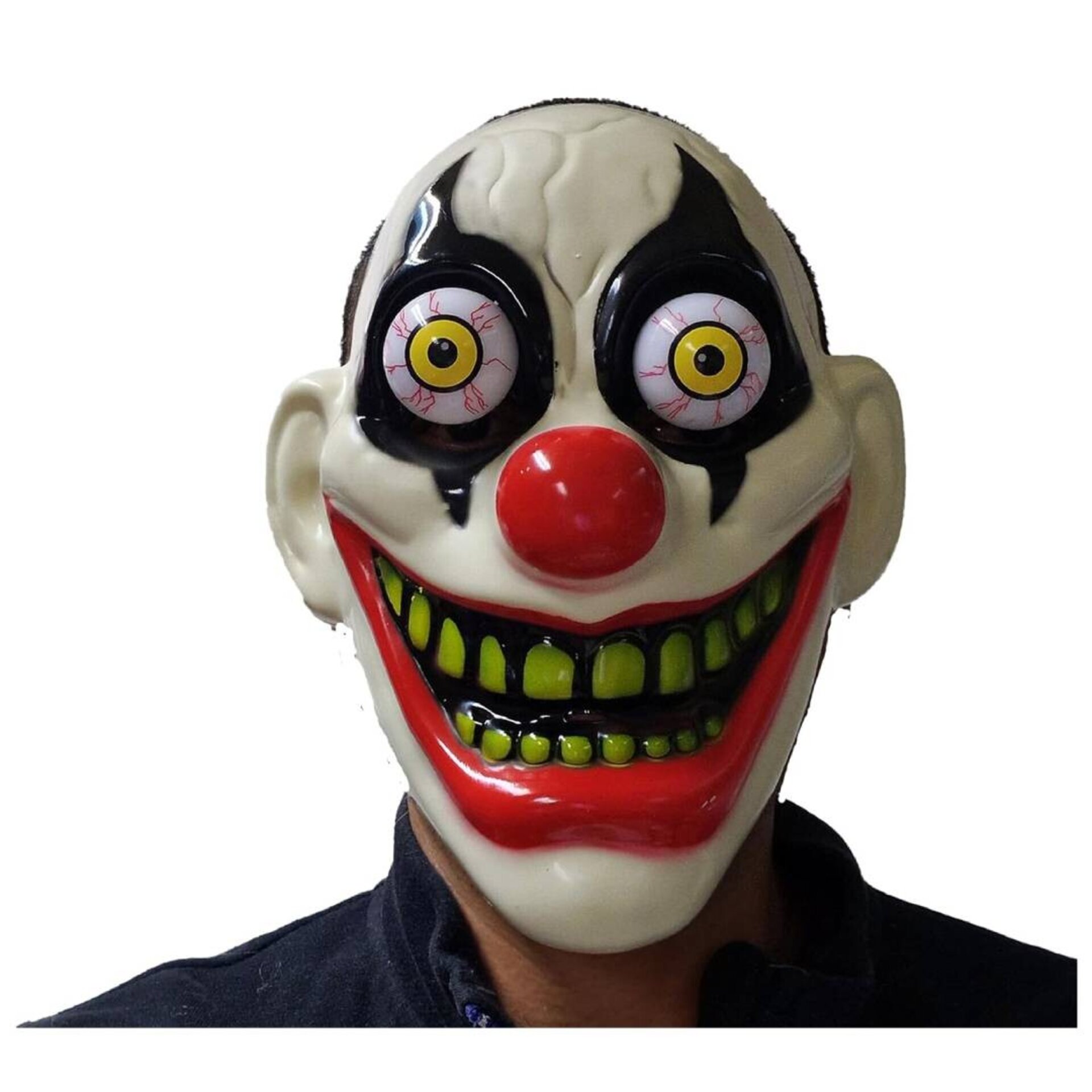 Máscara de Payaso Asesino para Halloween. Máscara de Terror Talla Única Unisex - 1