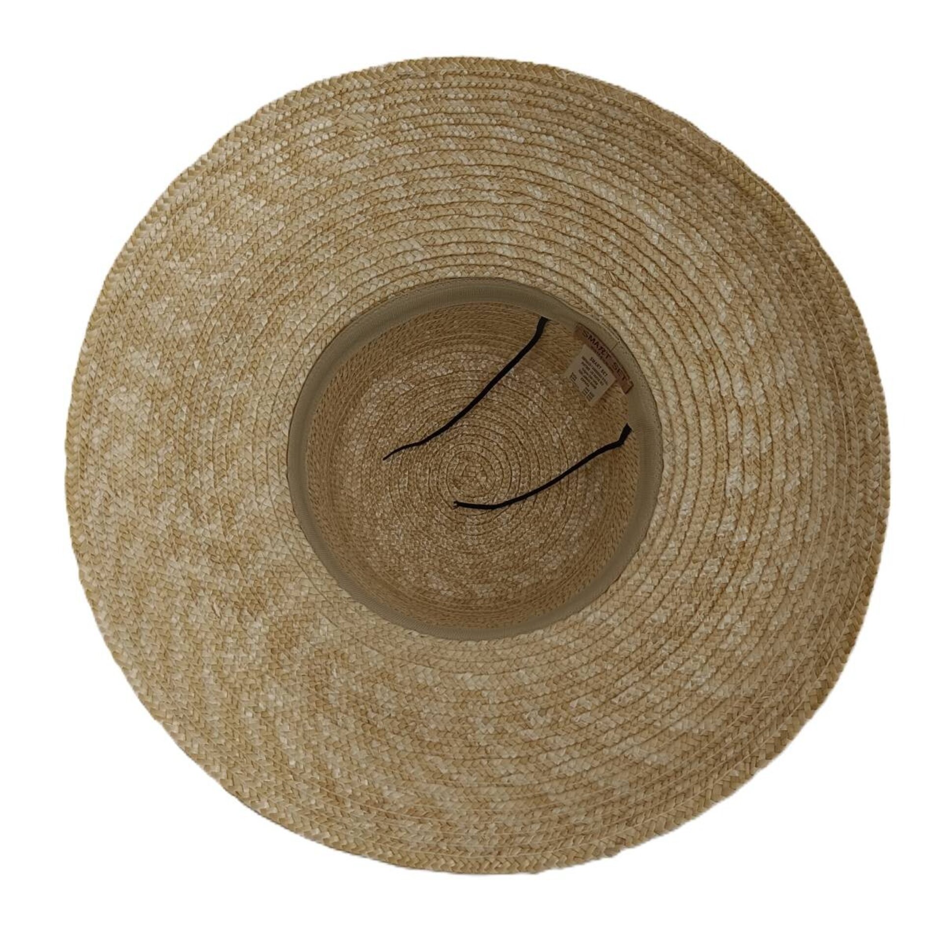 Sombrero Mujer Verano, Sombrero de Paja Natural Original Grande de ala Ancha - 4
