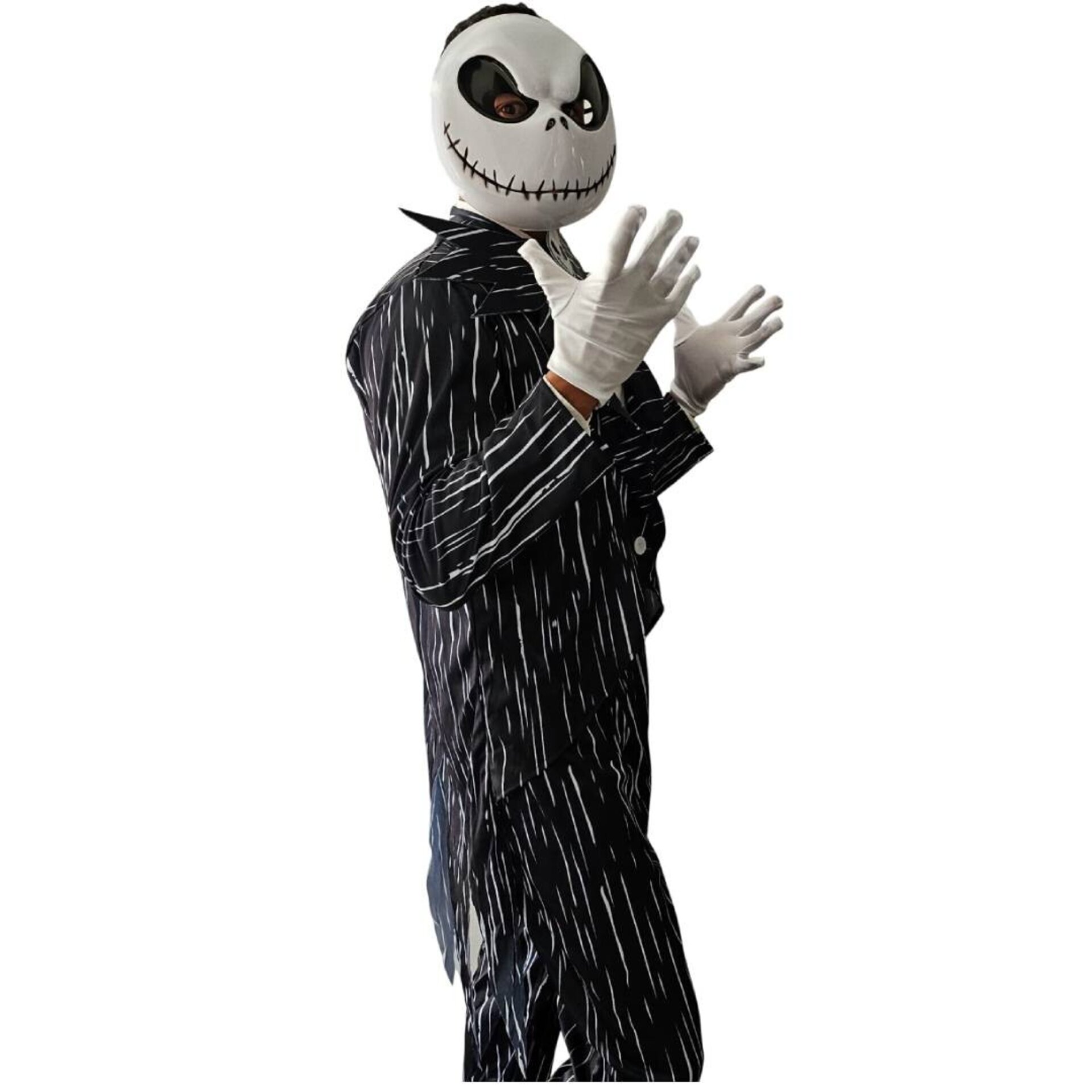 Disfraz Jack Skellington Traje Rey Calabaza Skeleto Pesadilla antes de Navidad - 3