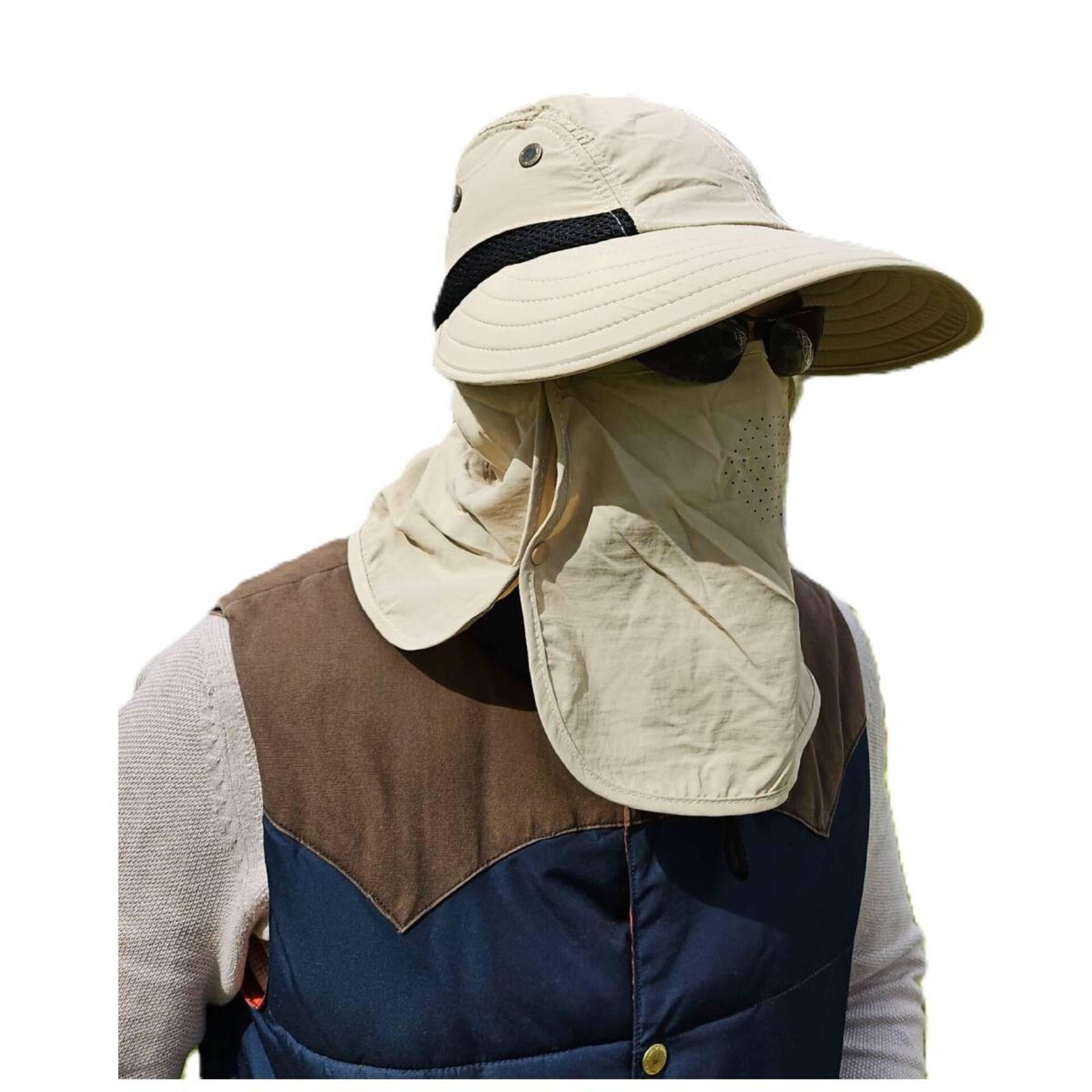 Sombrero de Pescador Desmontable Unisex para Camping Senderismo Montaña Safari - 23