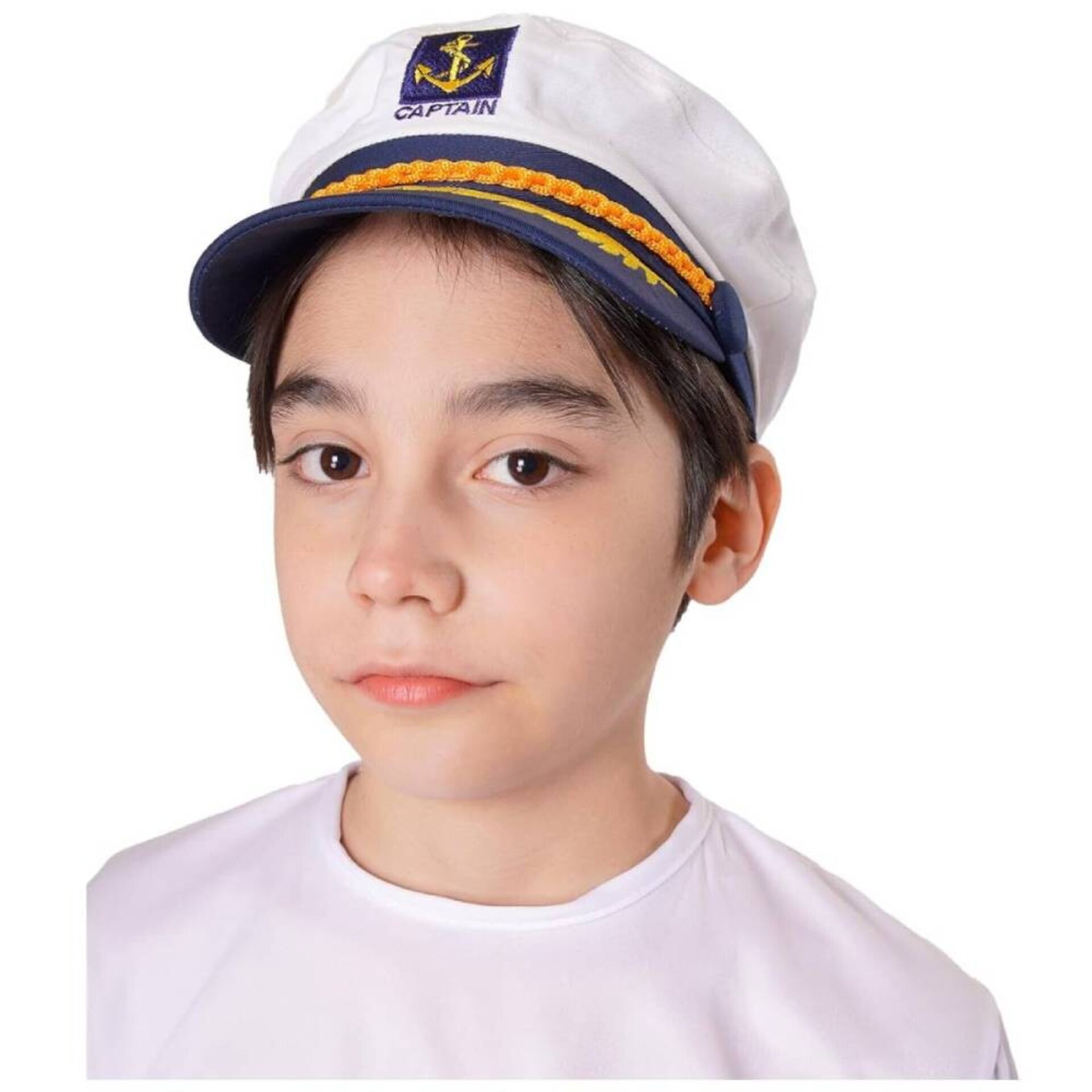 Gorra Capitán Barco Niños | Marinero Gorro Marino Infantil Cosplay Náutico - 1