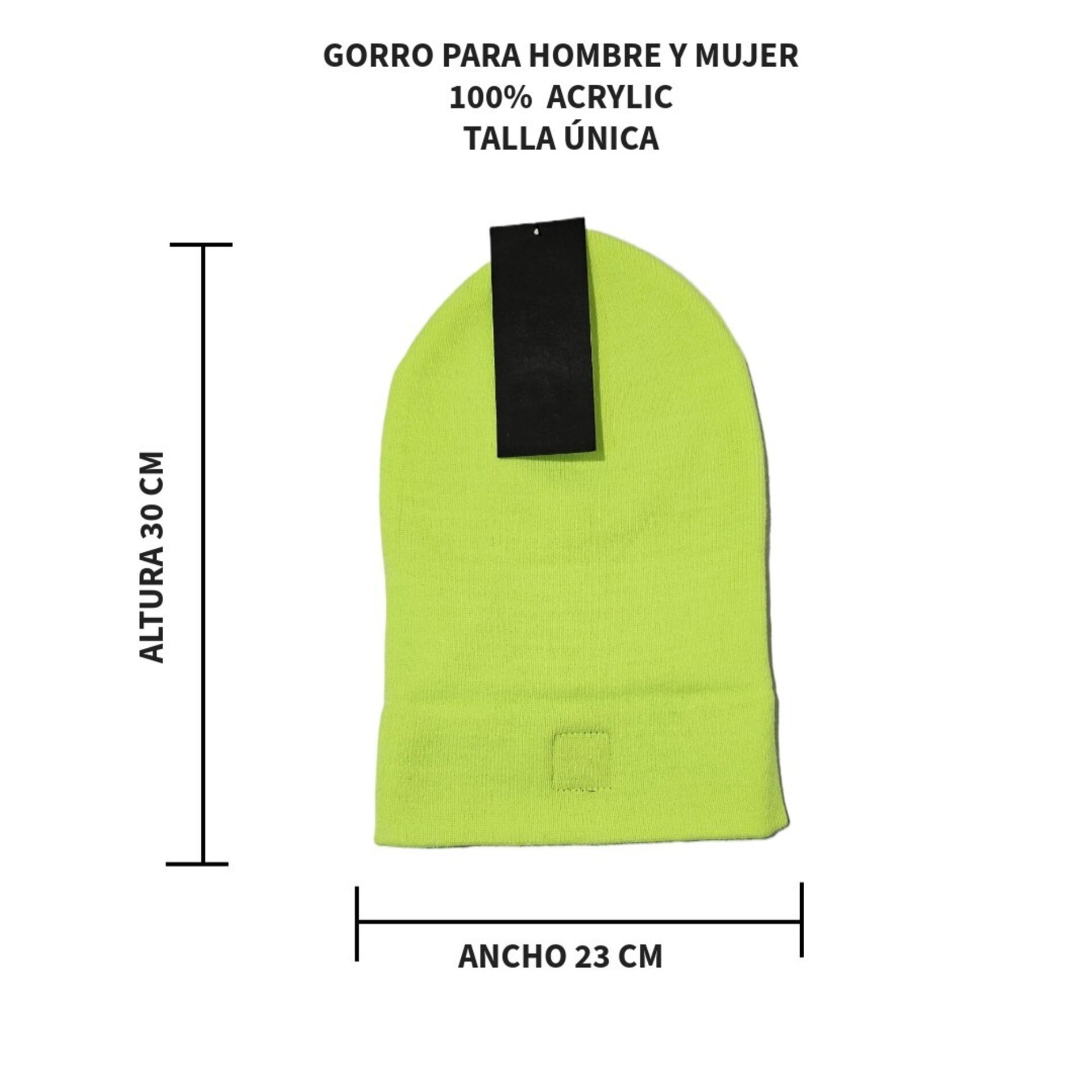 Gorros de Punto Multicolor Cómodos y cálidos Urbanos Hombre Mujer - 15
