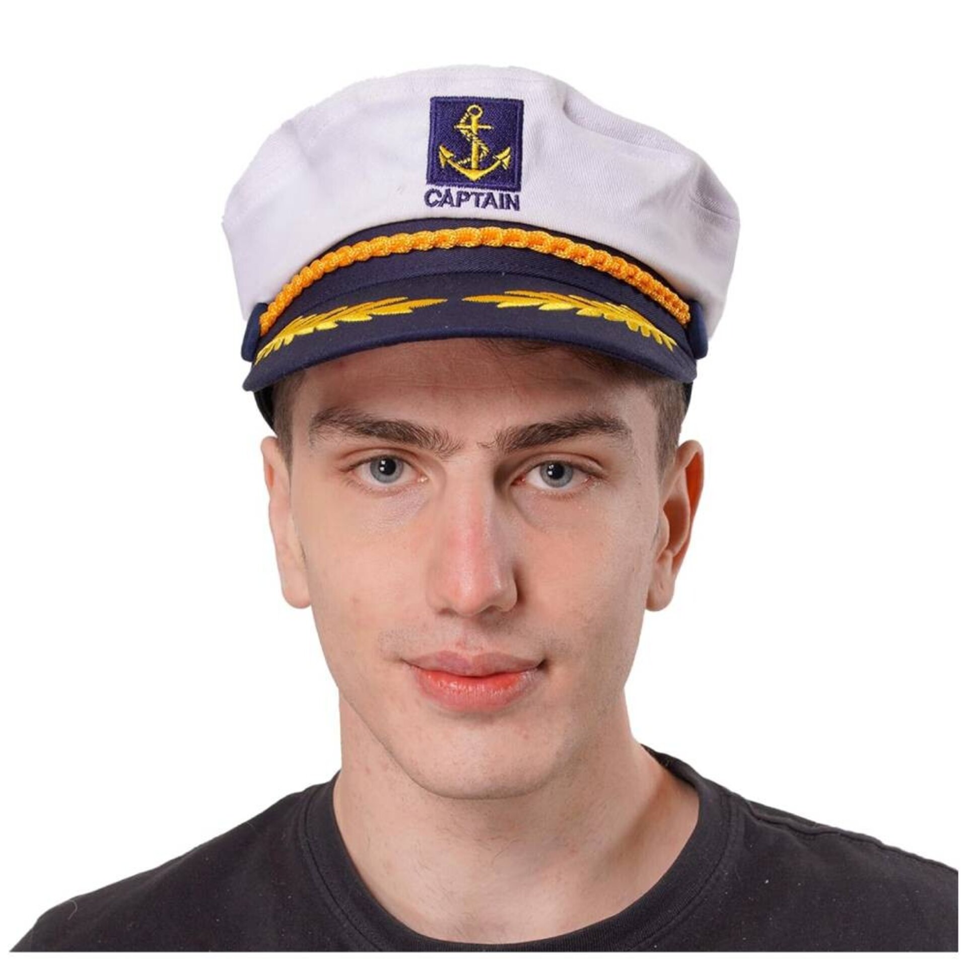 Gorra Capitán Barco Unisex | Marinero Marino Adulto Hombre Mujer Cosplay Náutico - 4