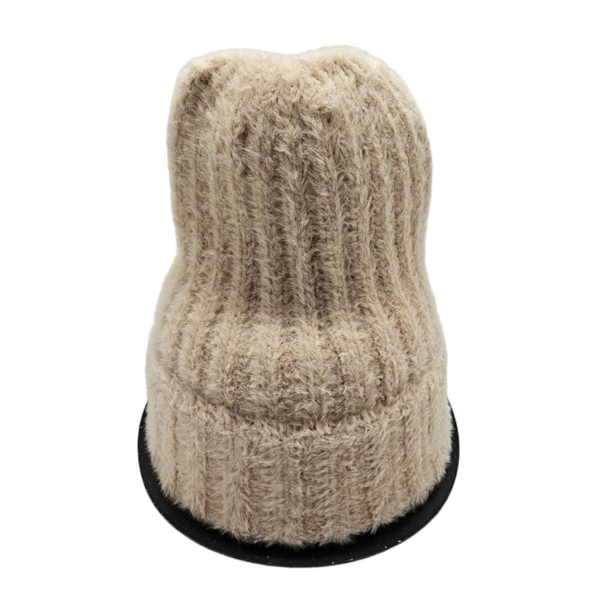 Gorros Térmicos Peludos Mujer | Blanco, Negro, Beige | Para Invierno Nieve - 3