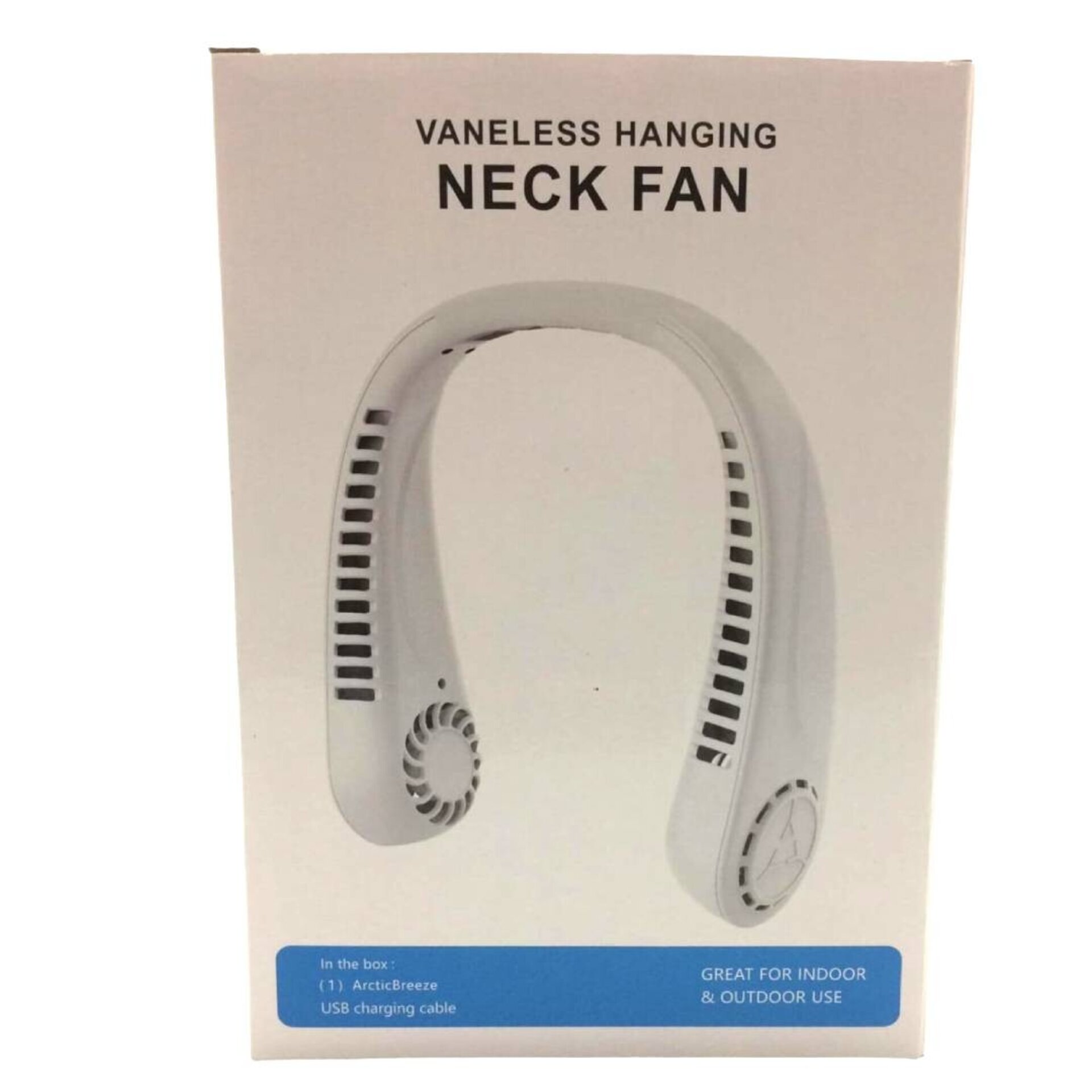 Ventilador de Cuello Portátil Recargable con USB Neck Fan Flexible - 6