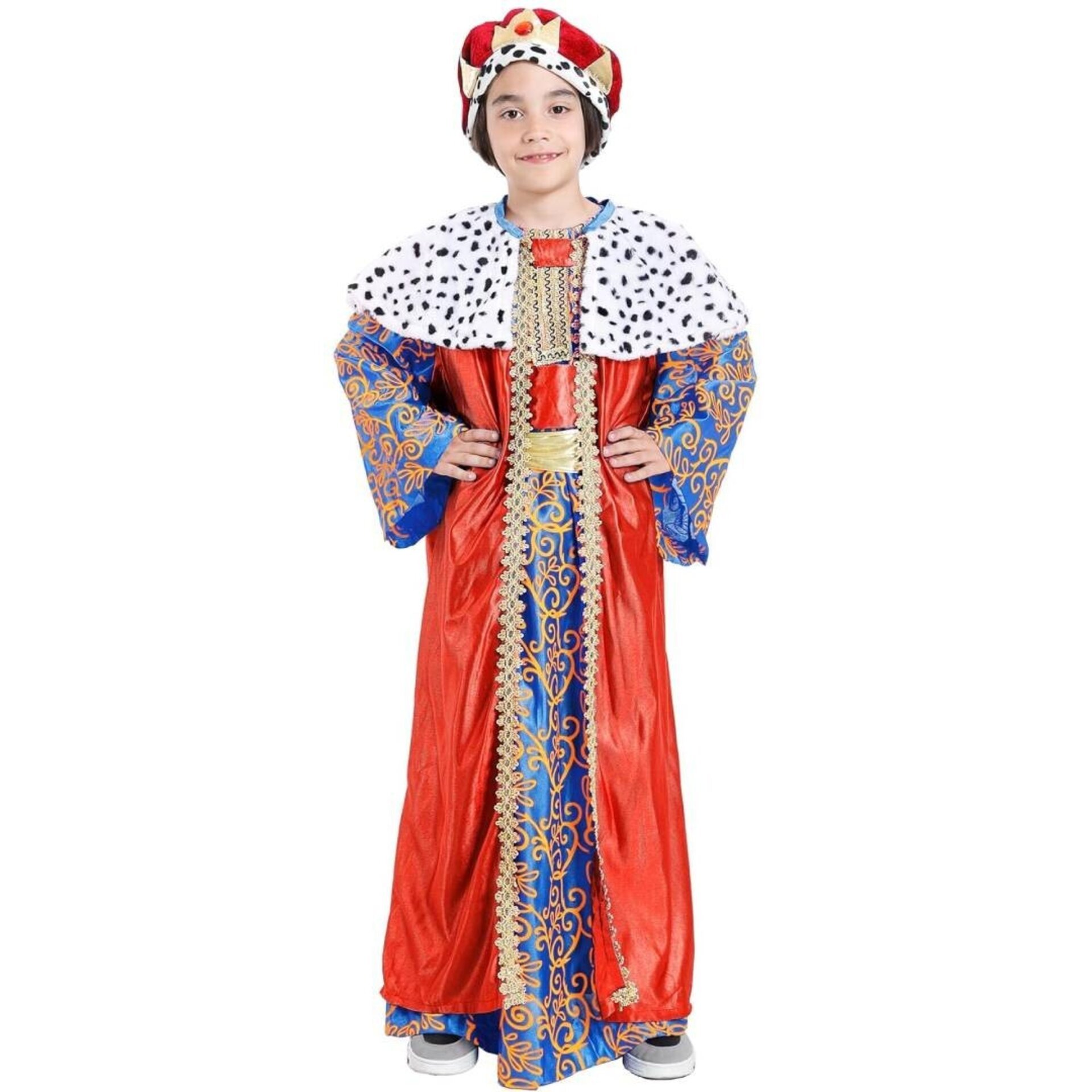 Disfraz Rey Mago Traje Niños Cabalgata Reyes Regalos Dulce Navidad 3 a 15 años - 1