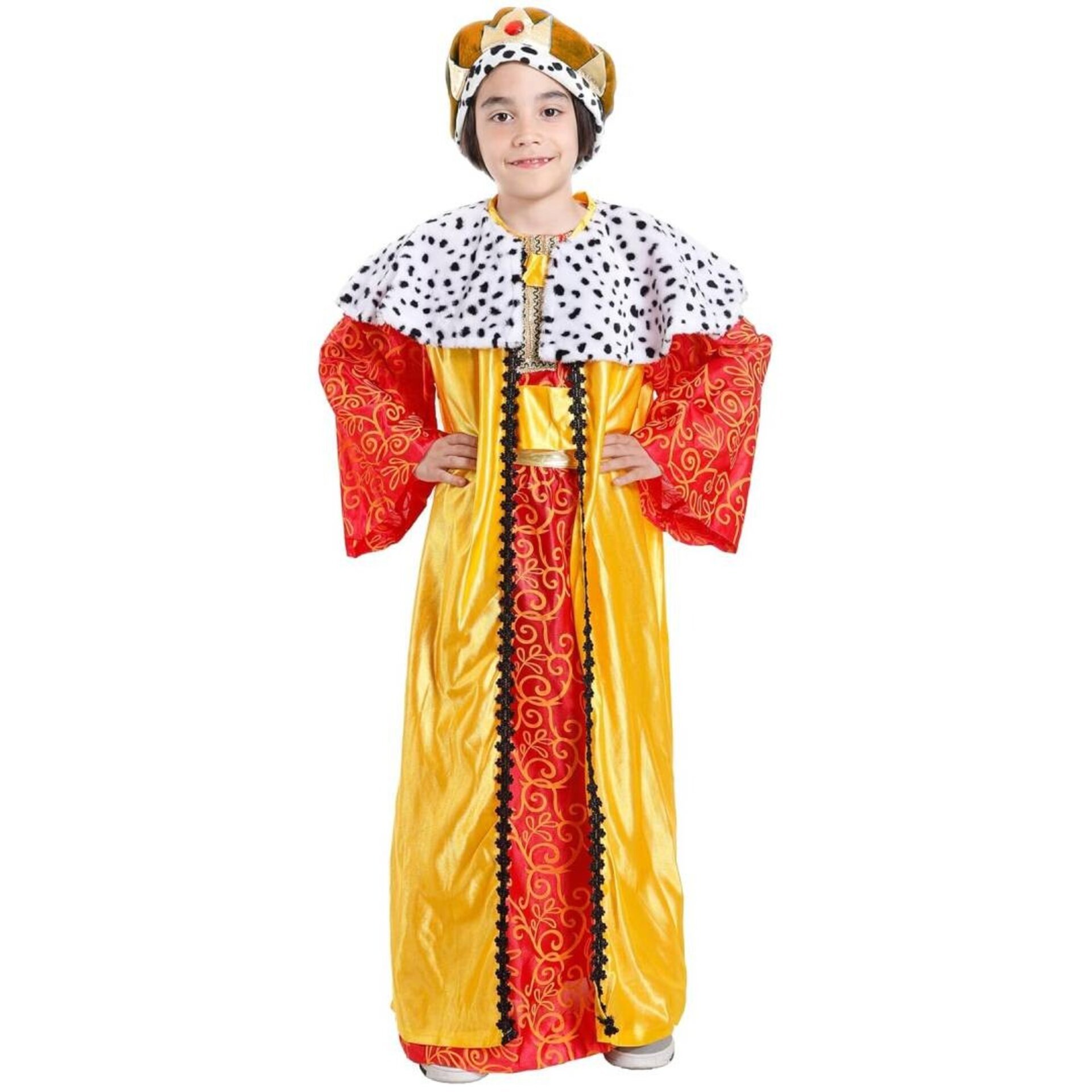 Disfraz Rey Mago Cabalgata de Reyes Regalos Navidad Traje Niños - 1