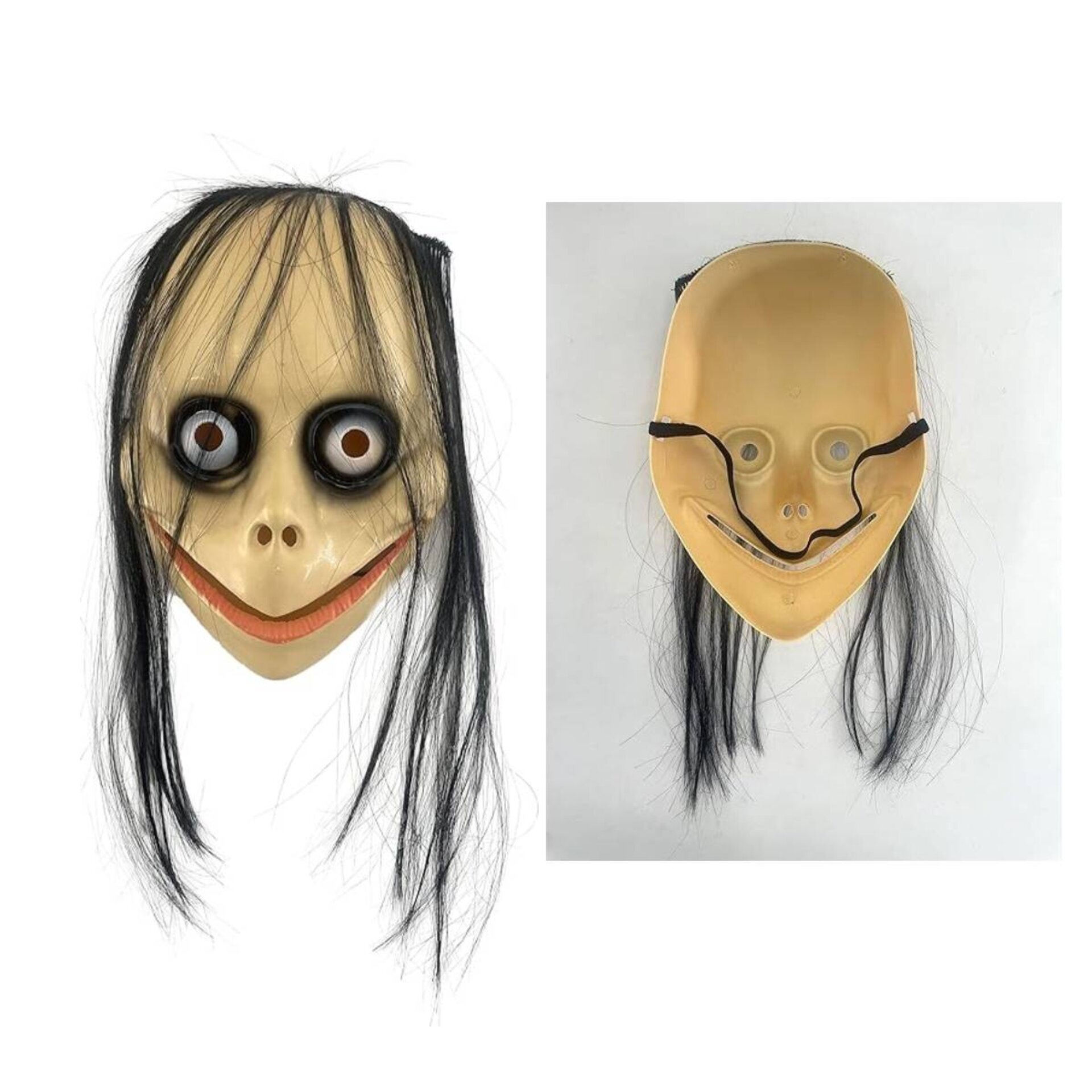 Máscara de Momo con pelo para Hombre y/o Mujer Talla única Ajustable - 2