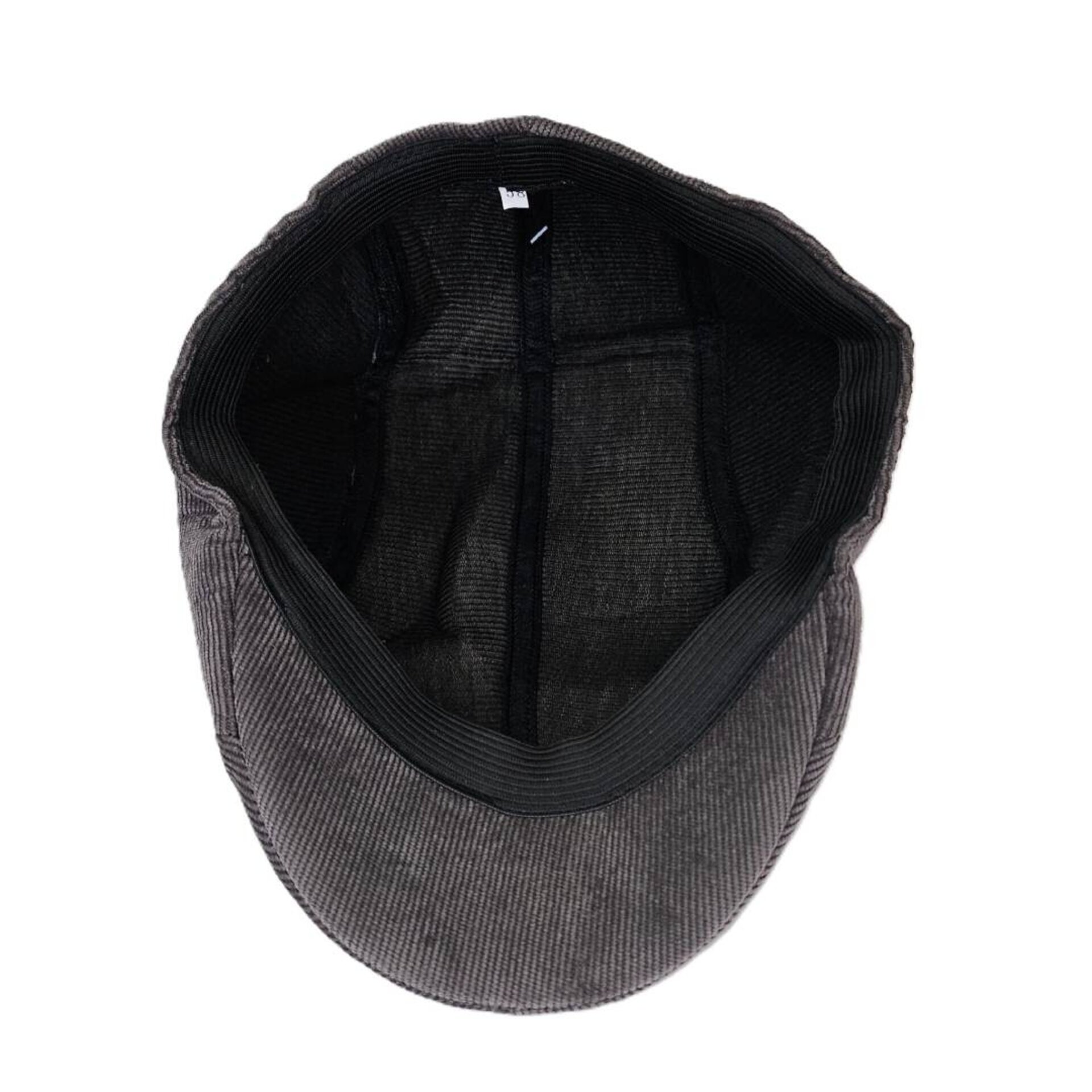 Boina Para Hombre | Gorra pana Gris | Estilo Británico | Adulo Talla 58-59CM - 2