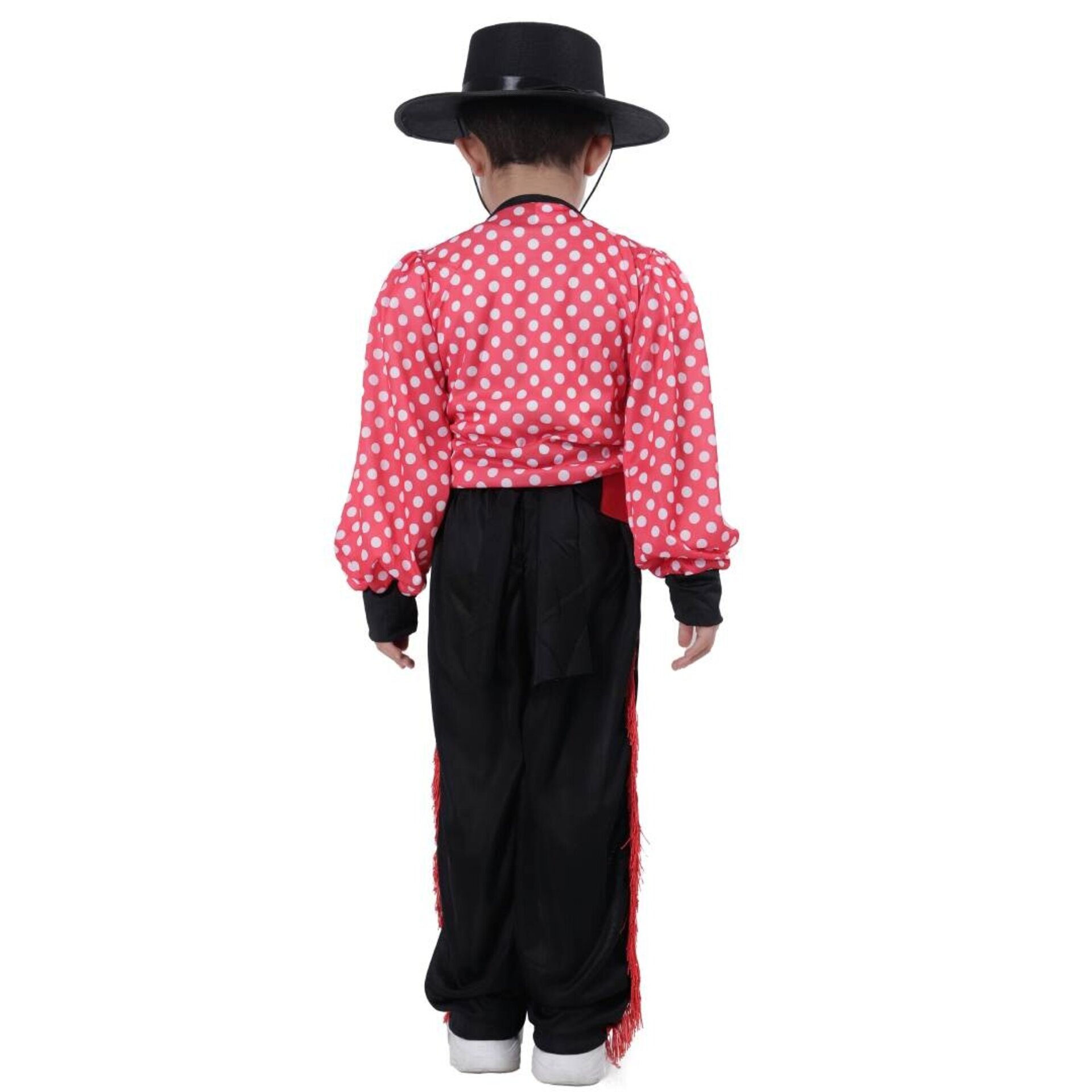 Disfraz de Bailarín Cordobés Infantil Flamenco con Sombrero y Fajín 1-12 Años - 2
