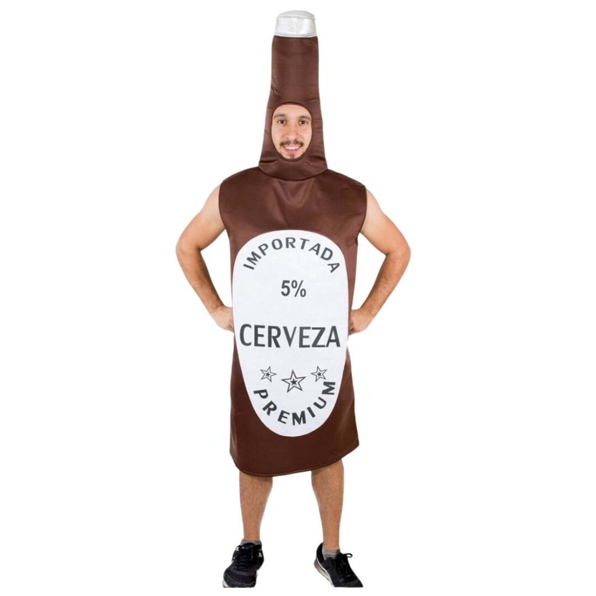 Disfraz de Botella de Cerveza para Adulto - Talla Única Unisex | Traje Original - 2