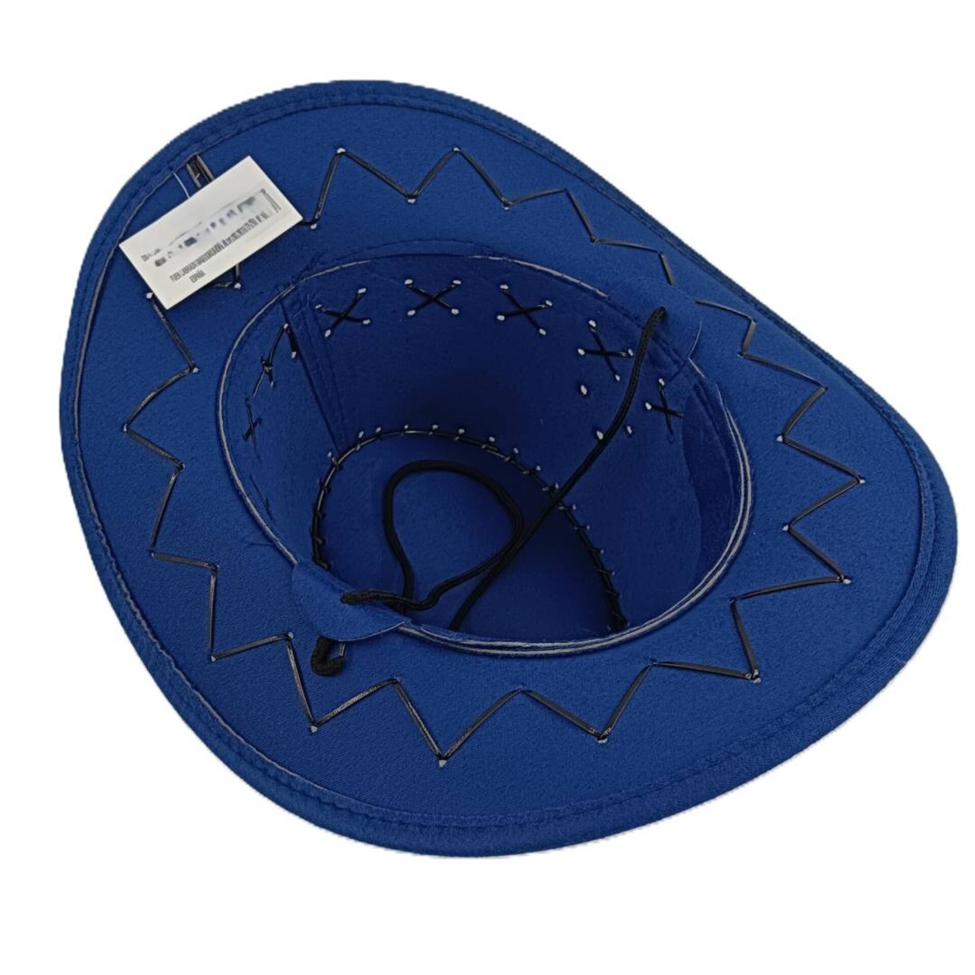 Sombrero Vaquero Cowboy Azul Niños Con Pañuelo Bandana Western Azul - 5