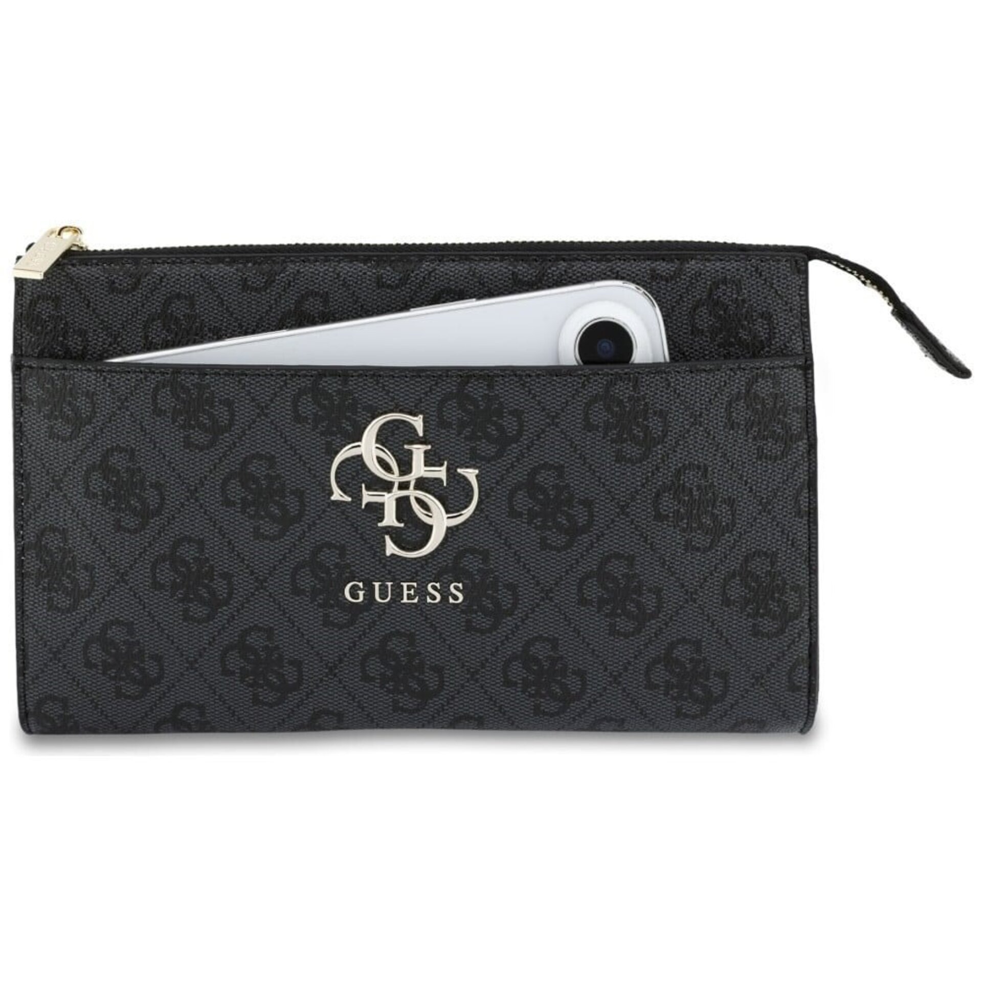 Bolso de mano 4G con Logo Grande para Teléfono Bandolera Guess color negro - 3
