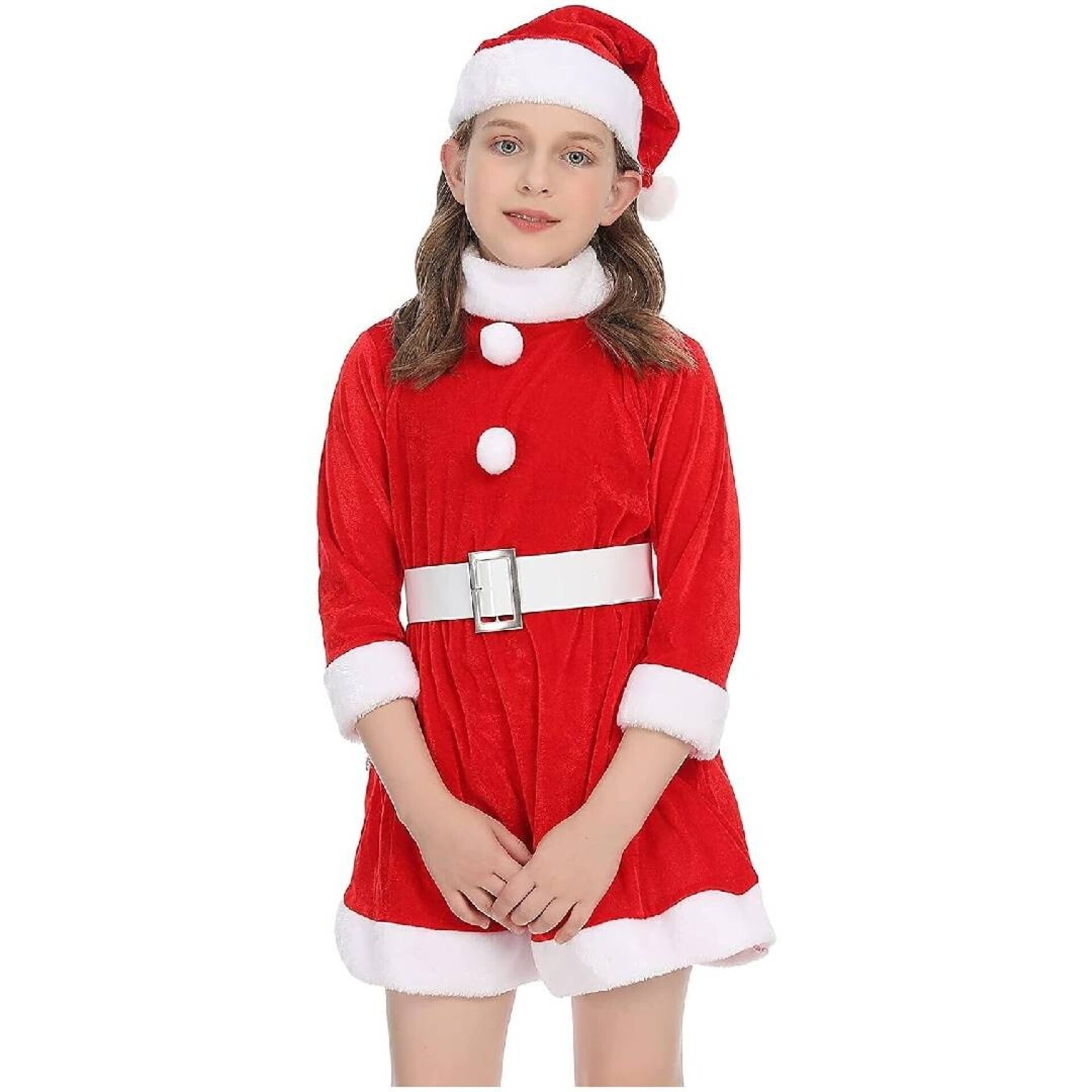 Disfraz Mama Noel - Vestido Rojo Navidad - Baile Regalos - 3