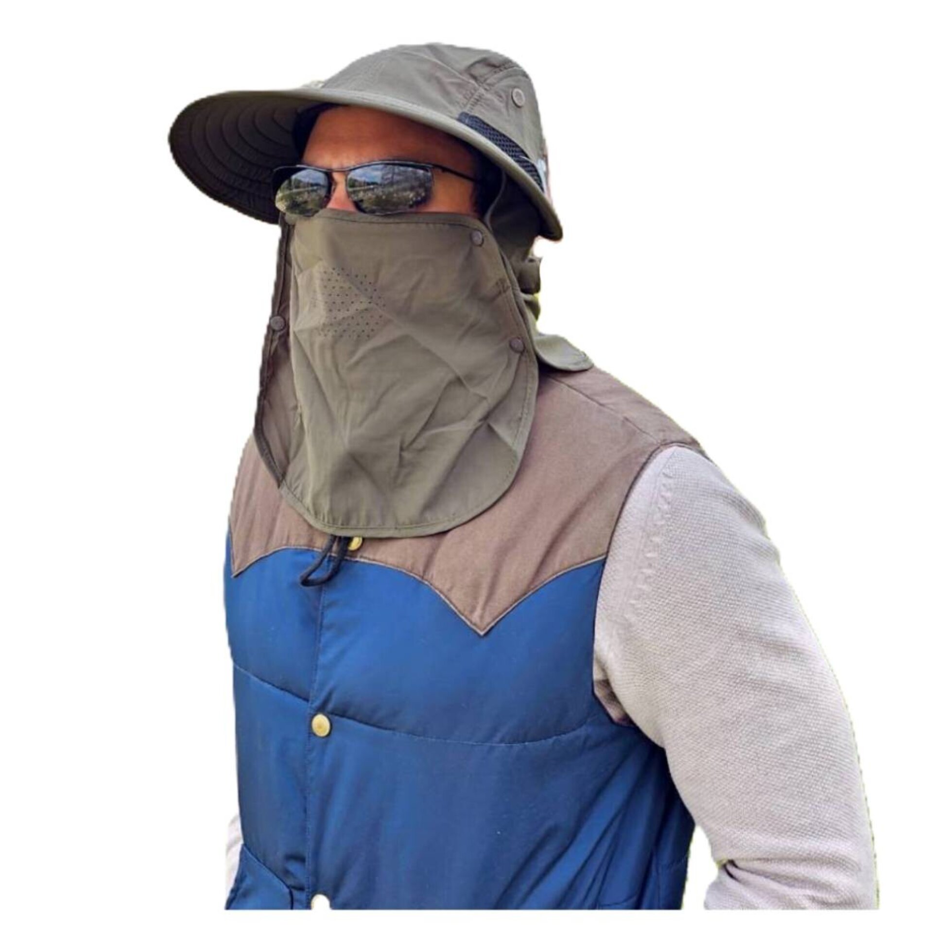 Sombrero de Pescador Desmontable Unisex para Camping Senderismo Montaña Safari - 22