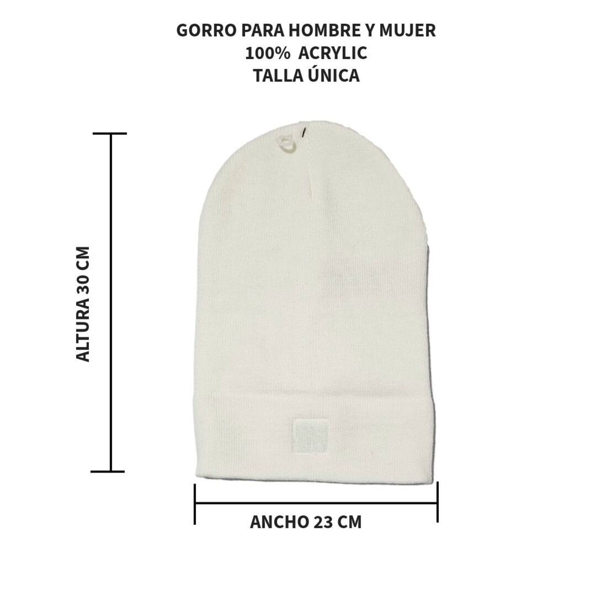 Gorros de Punto Multicolor Cómodos y cálidos Urbanos Hombre Mujer - 5