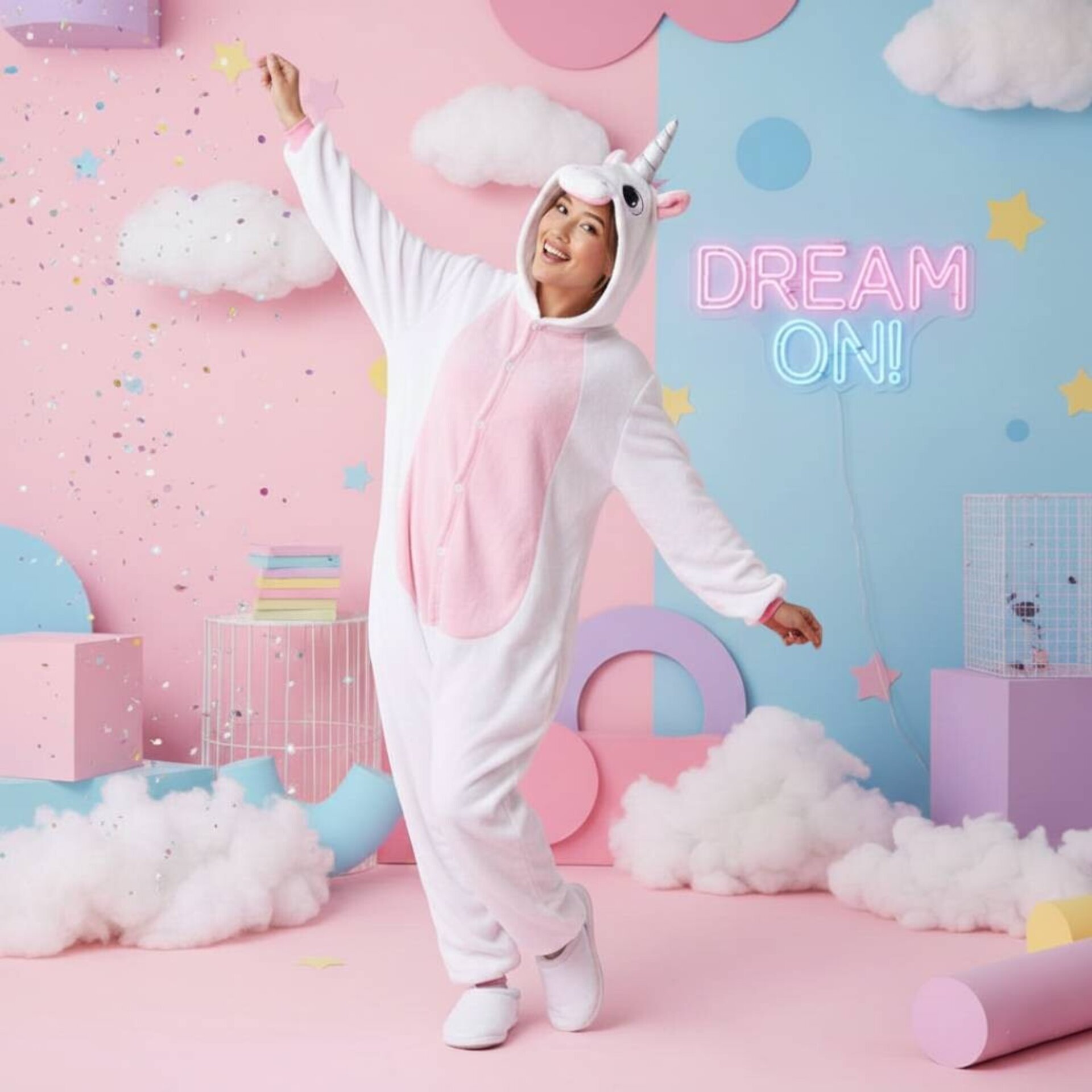 Pijama Mono Enterizo Unicornio Mujer - Disfraz Kigurumi de Lujo | Traje Térmico - 2